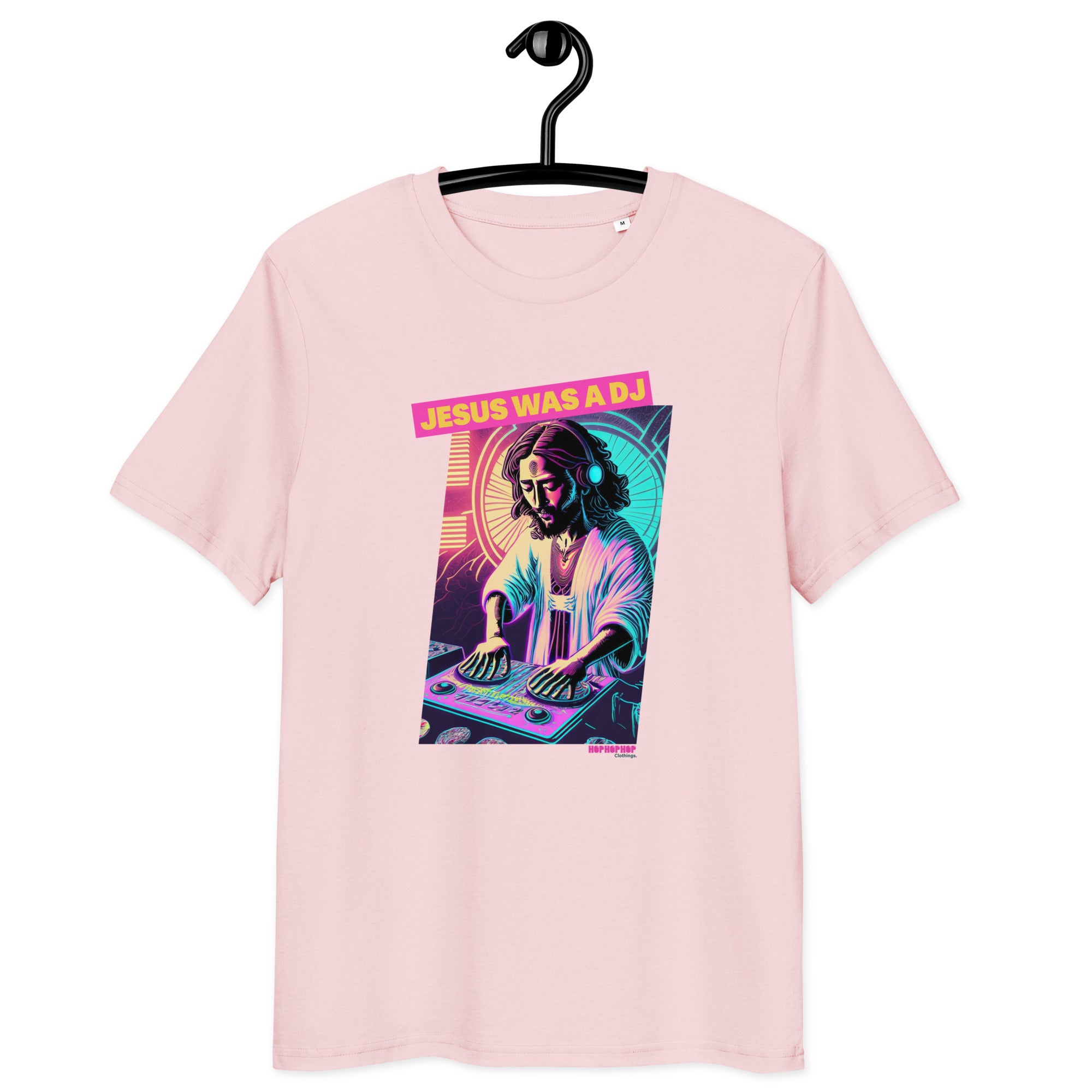 Hop Hop Hop - DVS - Jesus was a DJ - T-shirt unisexe en coton biologique