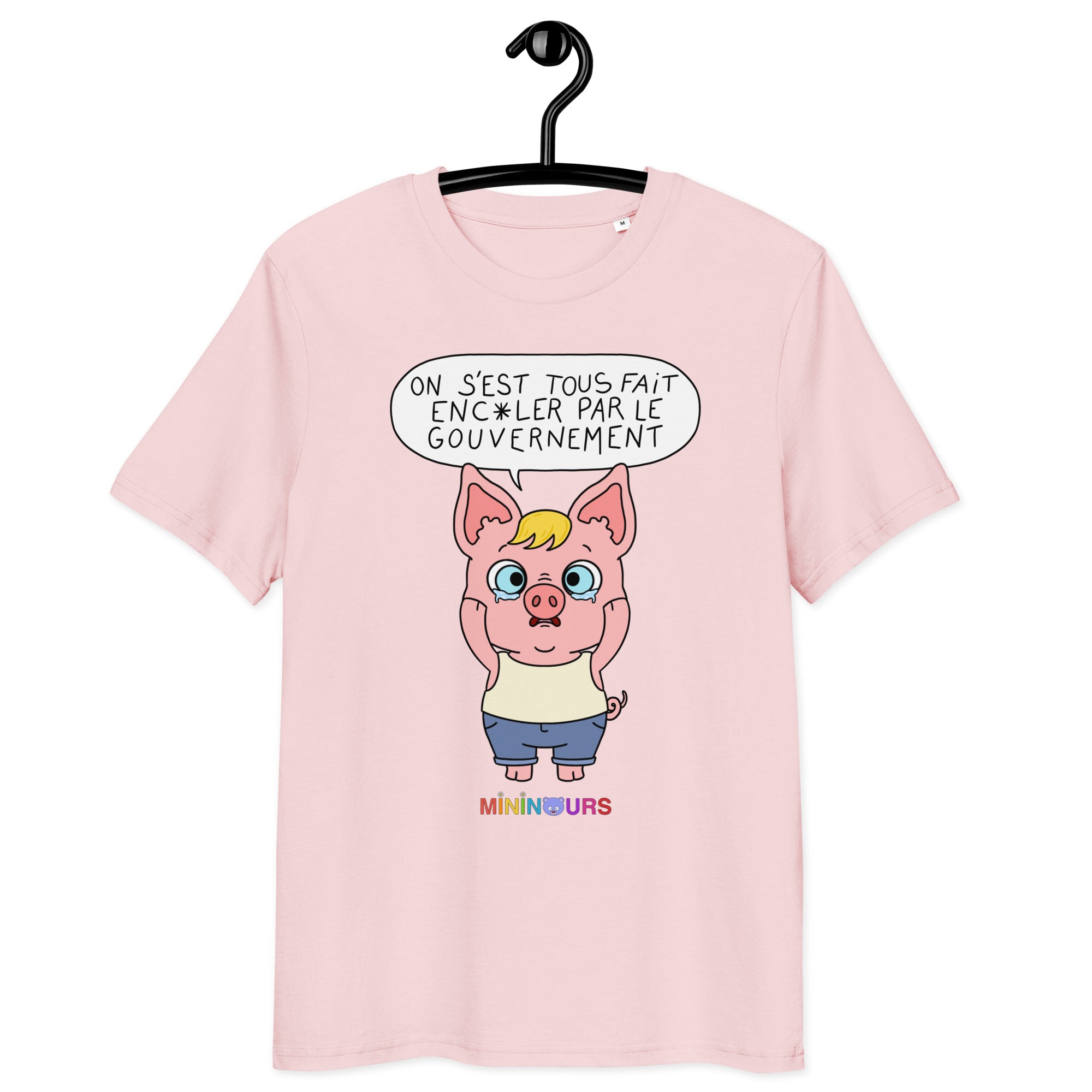 Cochonnet - Collector Mininours - T-shirt unisexe en coton biologique