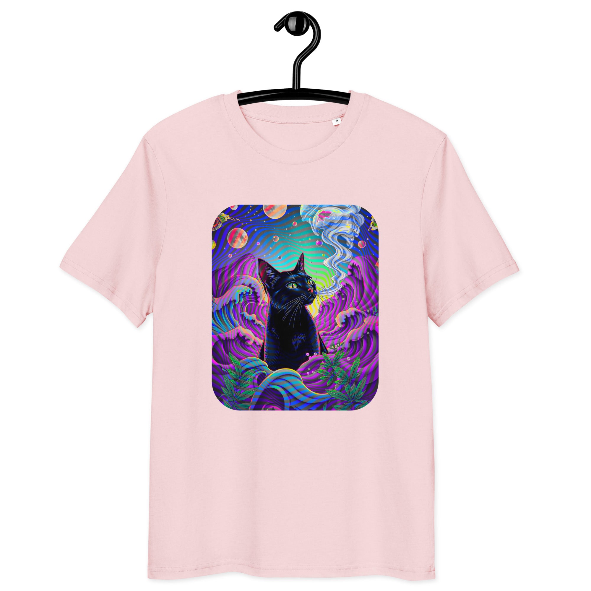 Chat psyché - T-shirt unisexe en coton biologique