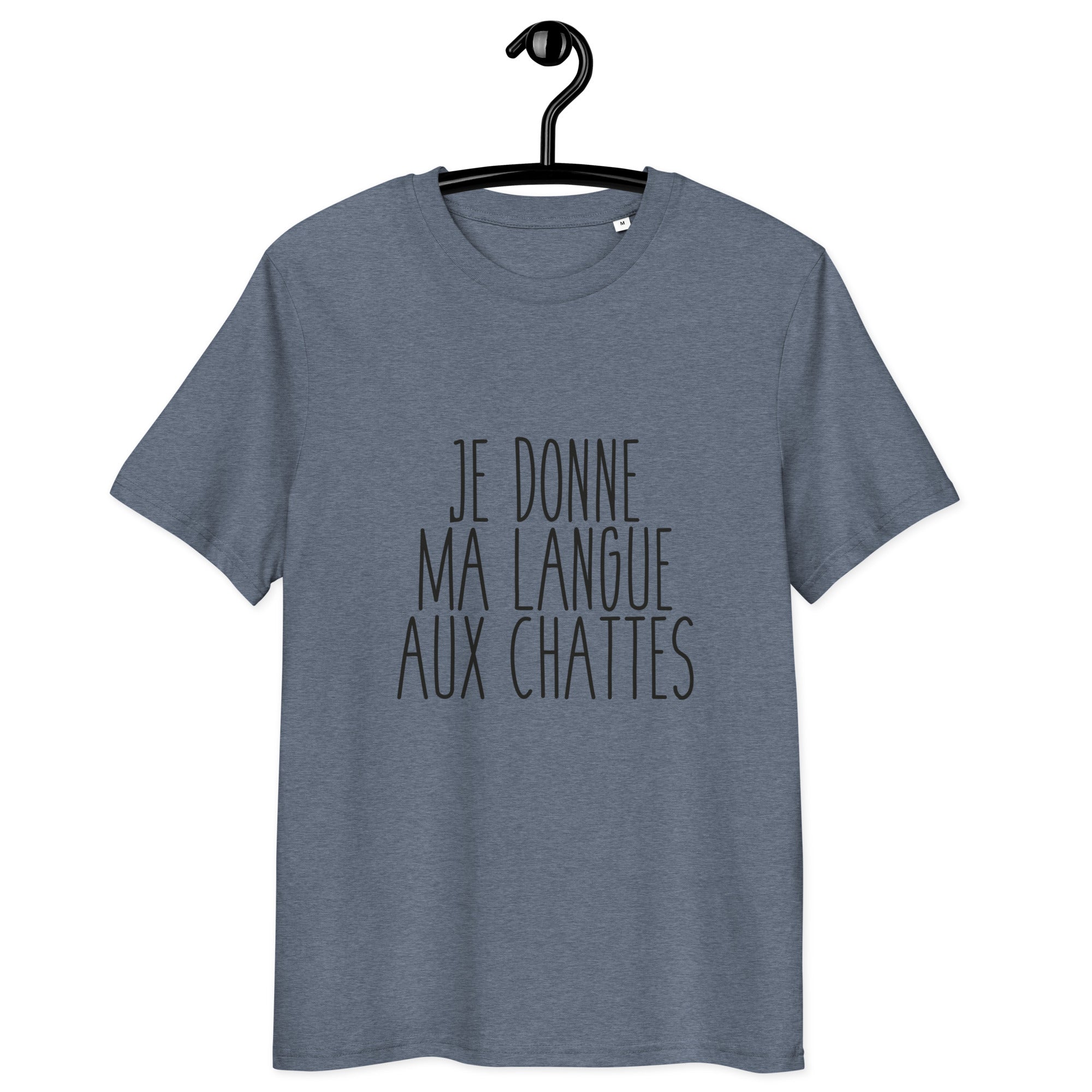 Je donne ma langue aux chattes - T-shirt unisexe en coton biologique