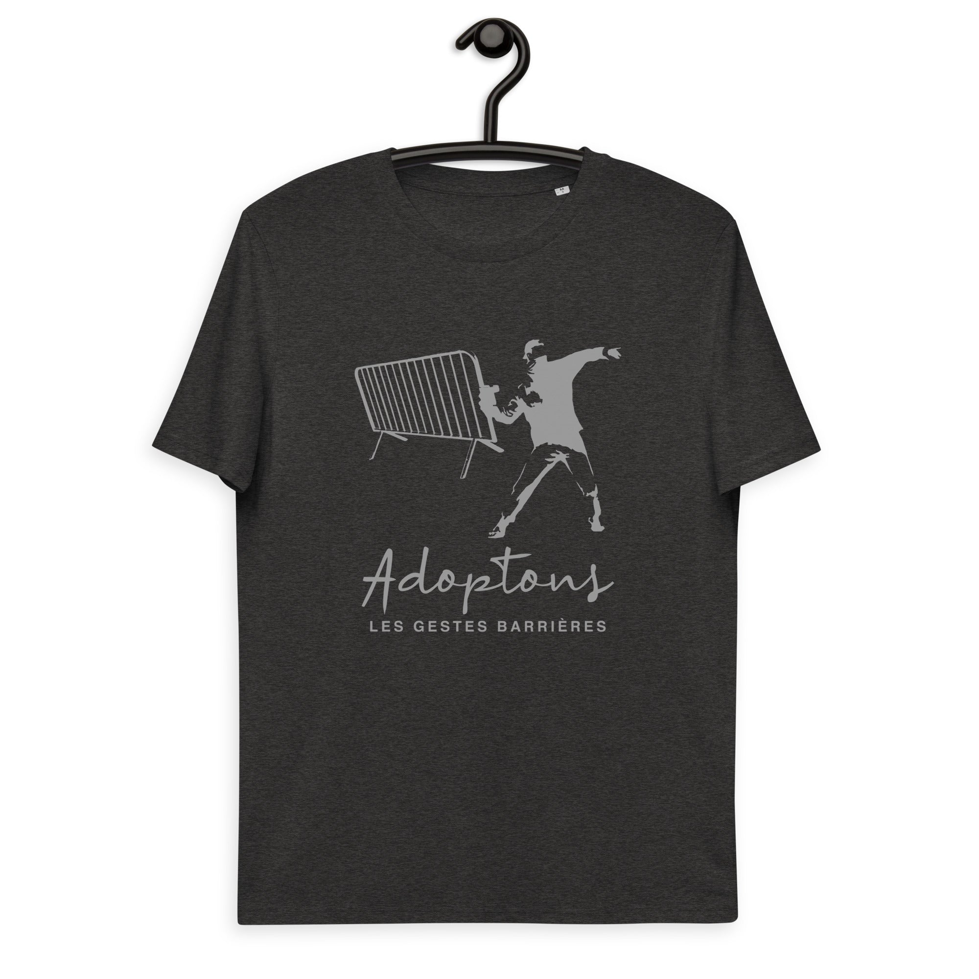 Les gestes barrières - T-shirt unisexe en coton biologique