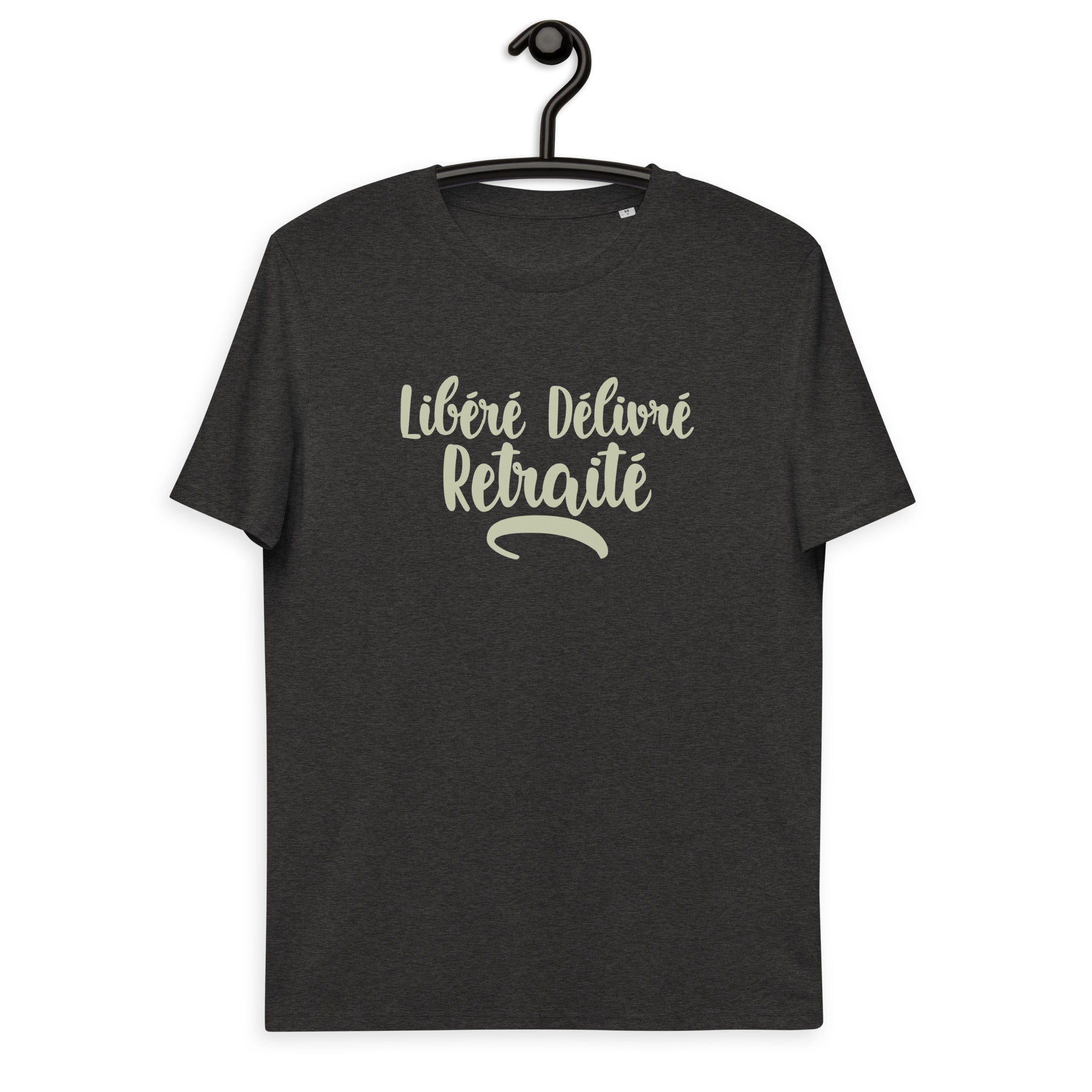 Libéré délivré retraité - T-shirt unisexe en coton biologique