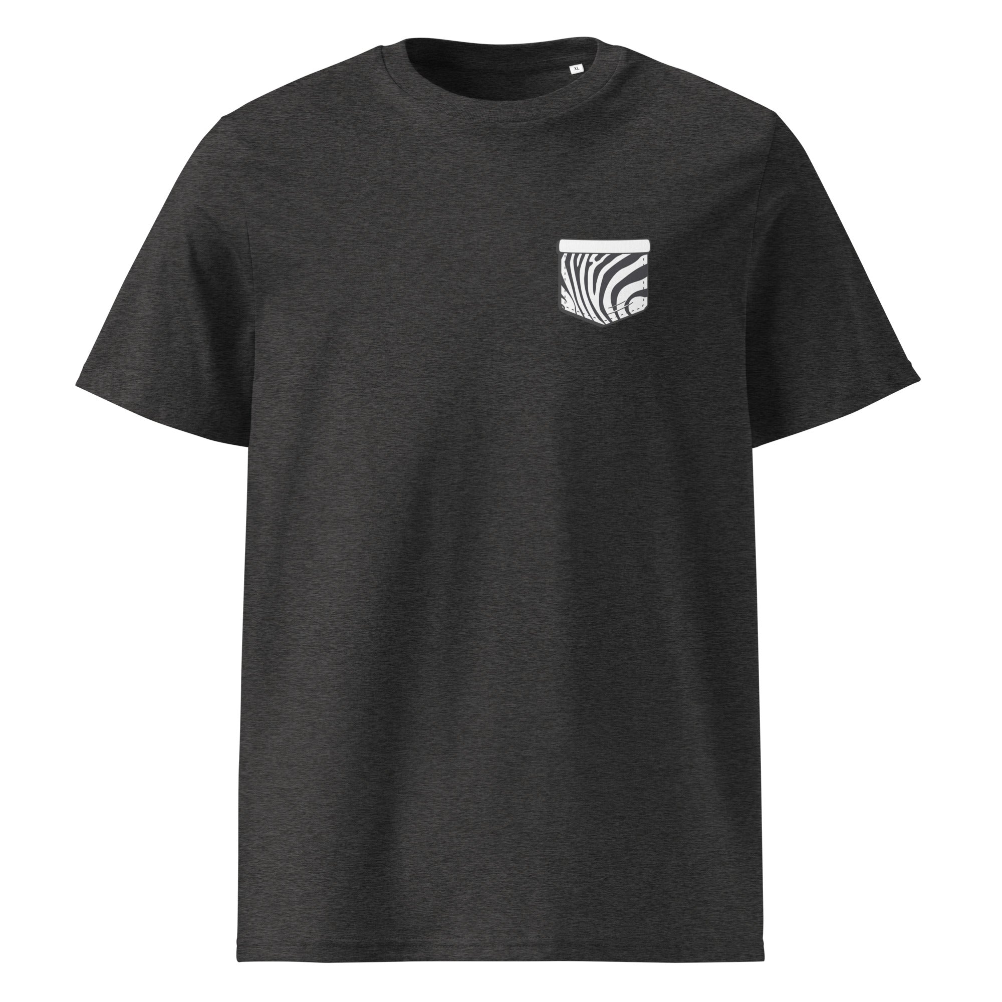 Zebre Pocket - T-shirt unisexe en coton biologique