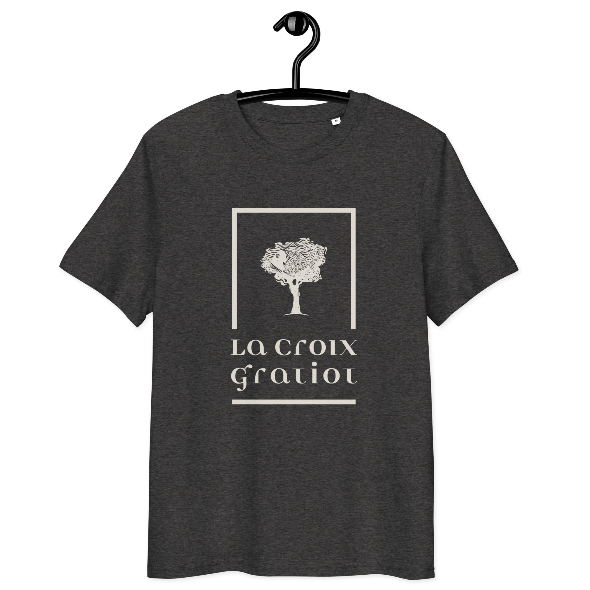La Croix Gratiot - T-shirt unisexe en coton biologique - Imp. Coeur uniquement
