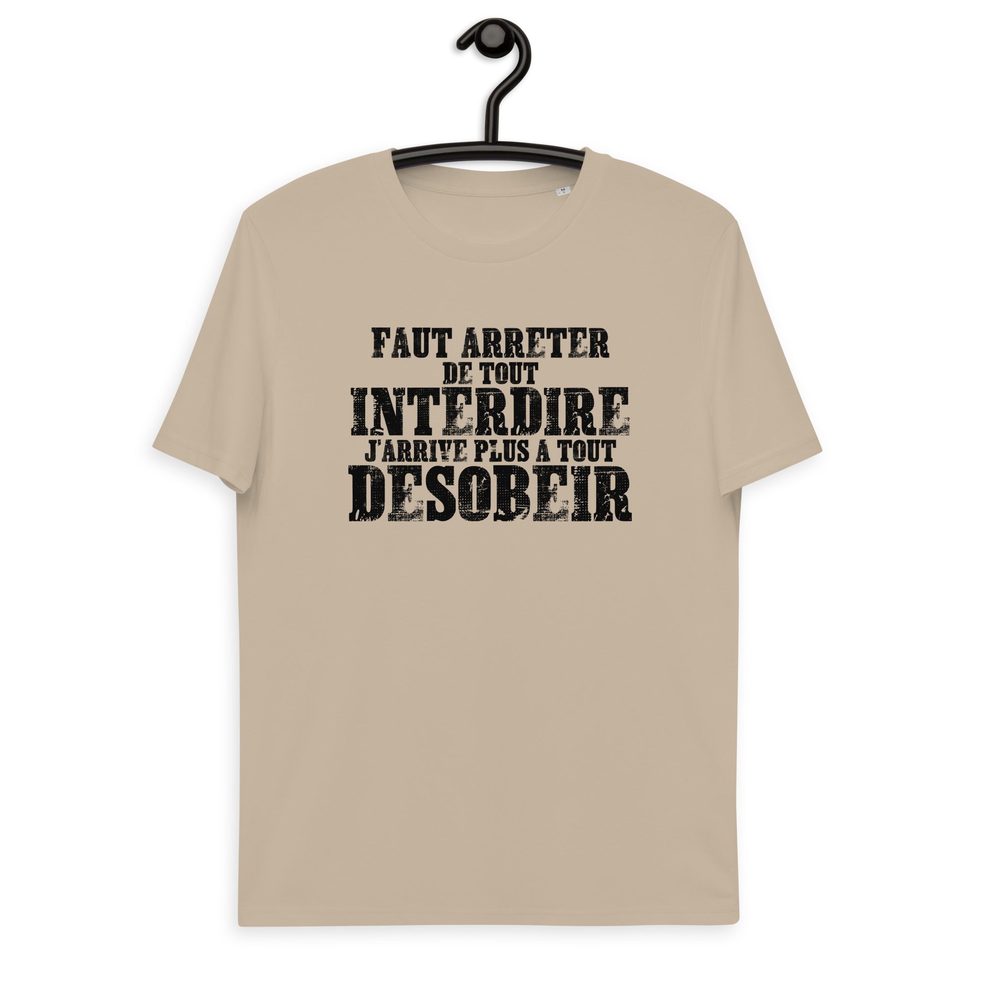 Faut arrêter de tout interdire - T-shirt unisexe en coton biologique