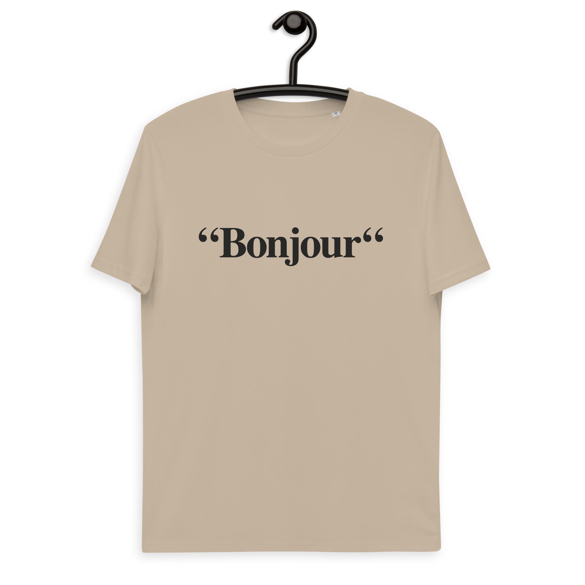 "Bonjour" - T-shirt unisexe en coton biologique