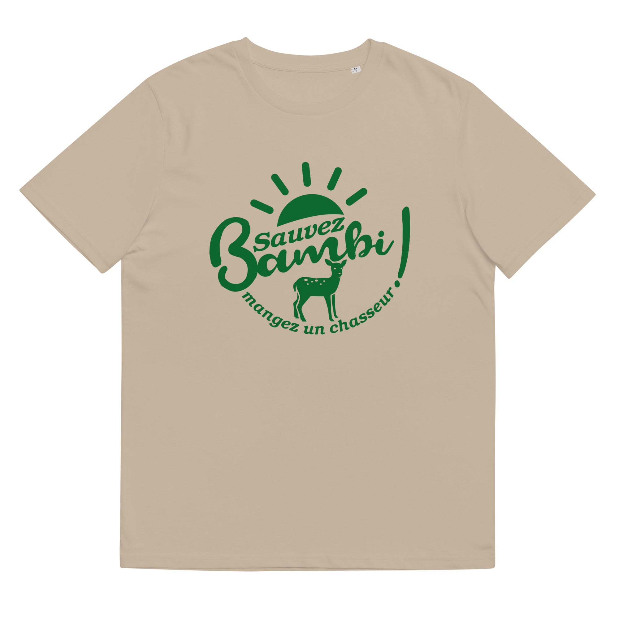 Sauvez Bambi - T-shirt unisexe en coton biologique