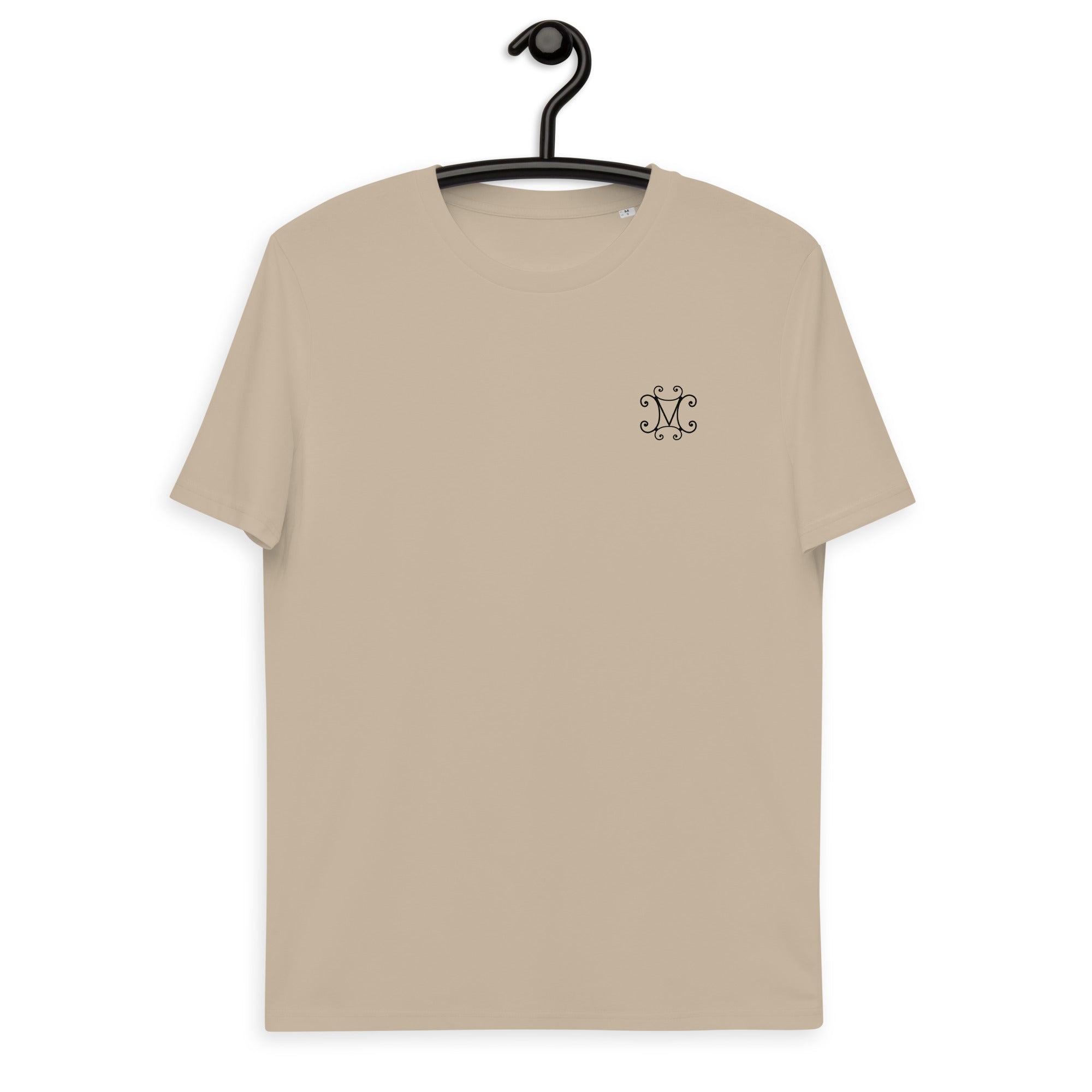 Halles Mazuc -T-shirt unisexe en coton biologique - cœur et dos.