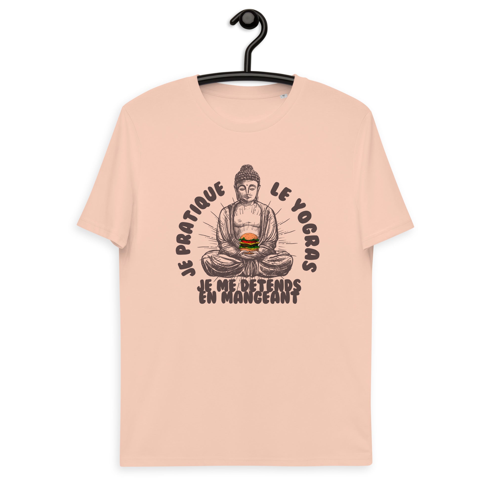 Je pratique le yogras -T-shirt unisexe en coton biologique