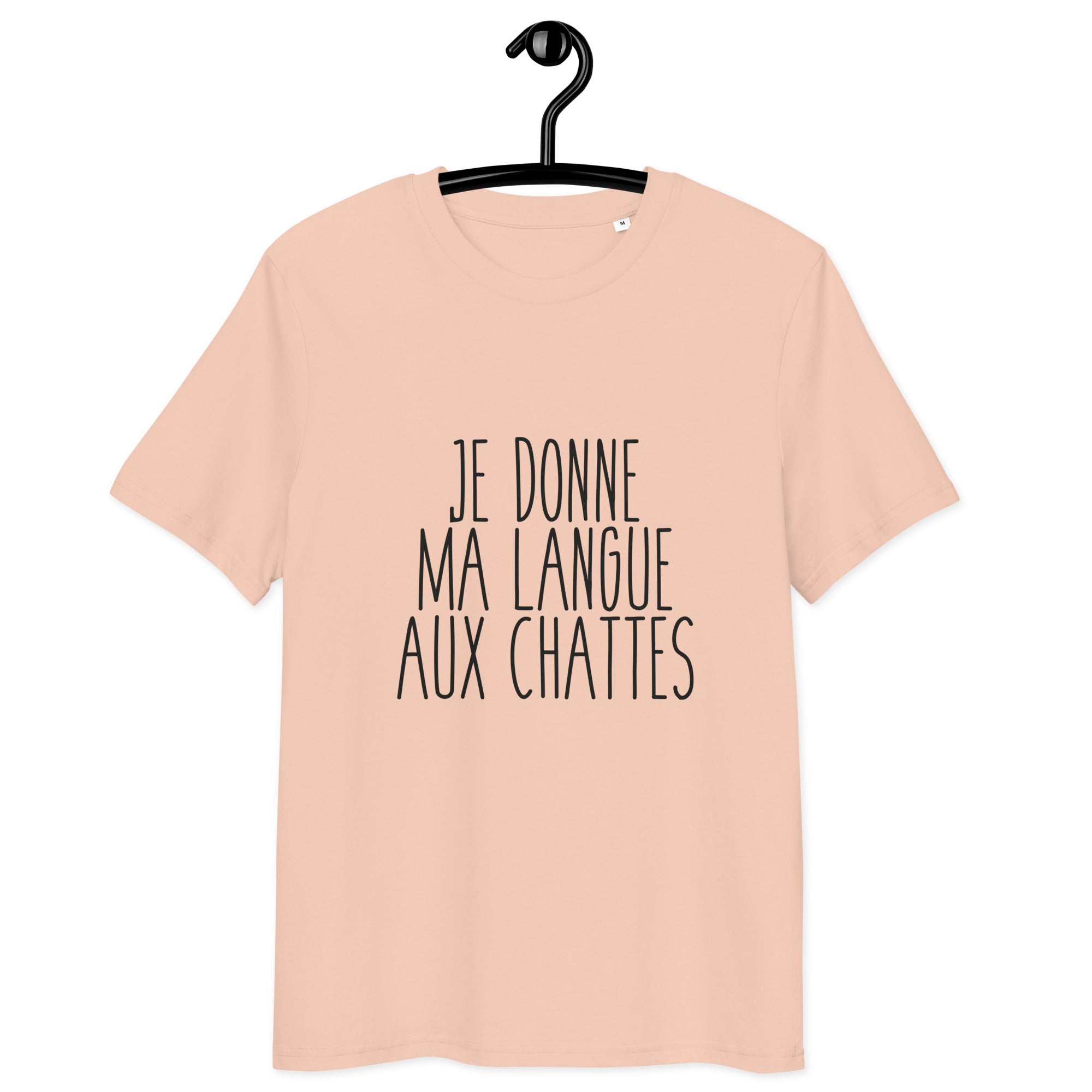 Je donne ma langue aux chattes - T-shirt unisexe en coton biologique