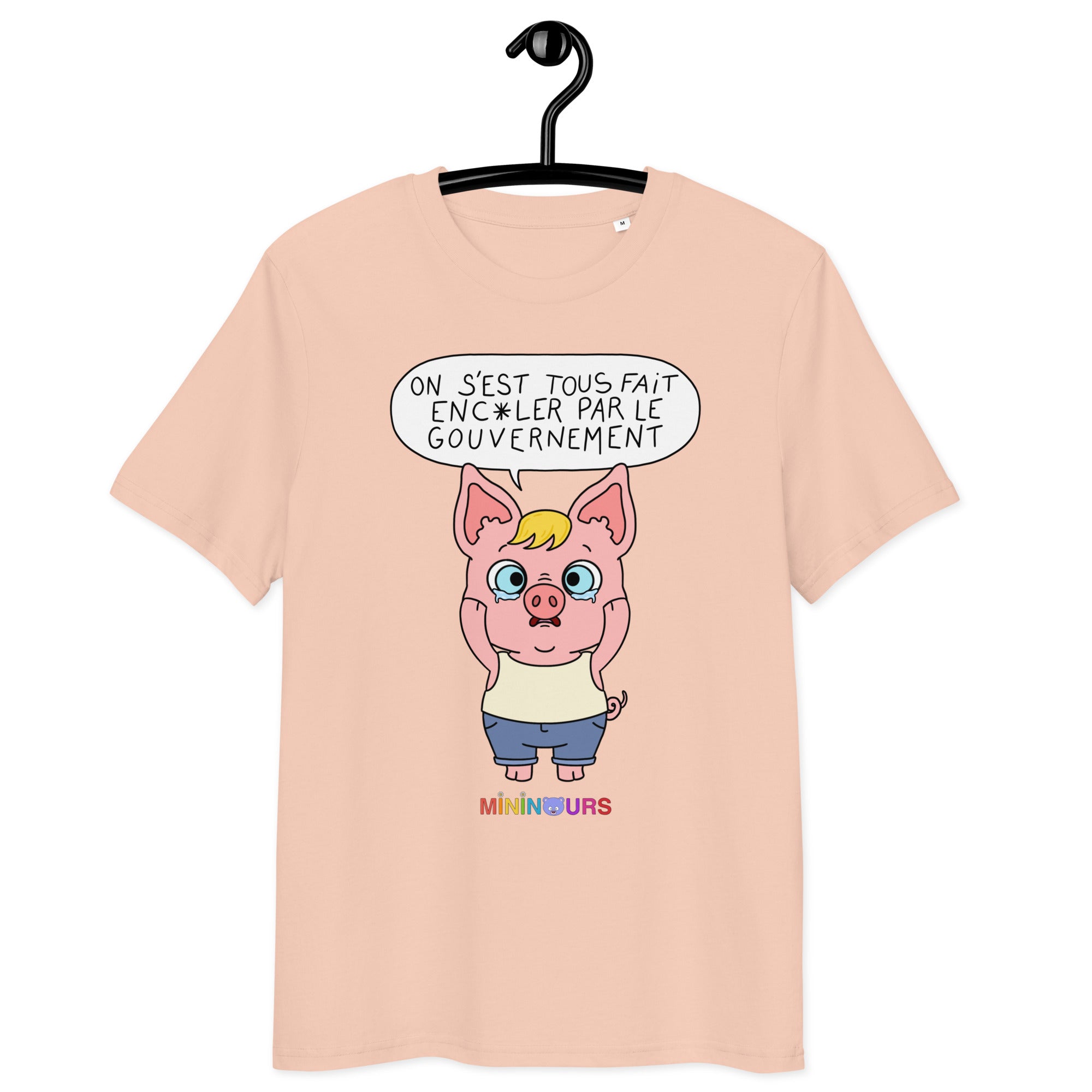 Cochonnet - Collector Mininours - T-shirt unisexe en coton biologique