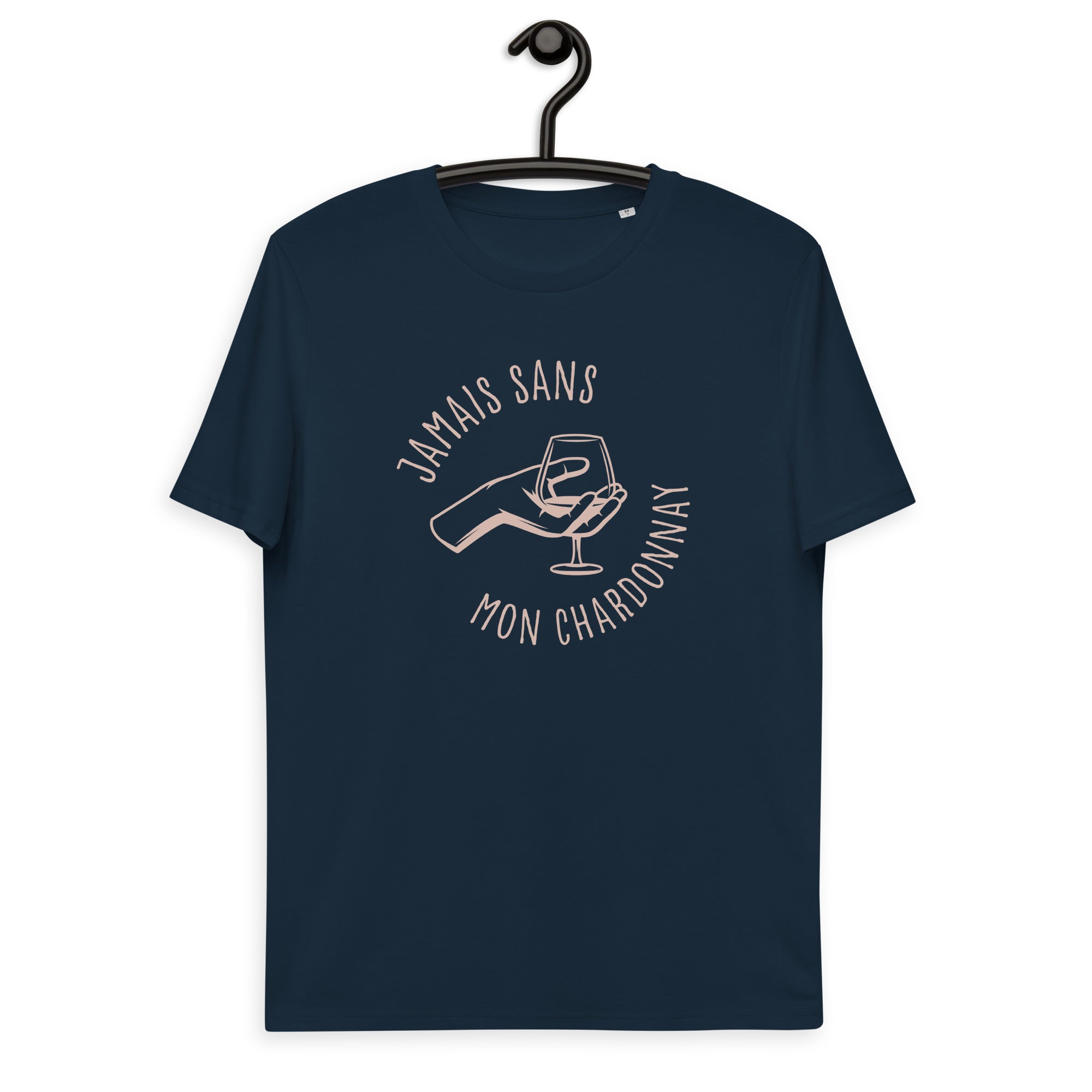 Jamais sans mon chardonnay - T-shirt unisexe en coton biologique