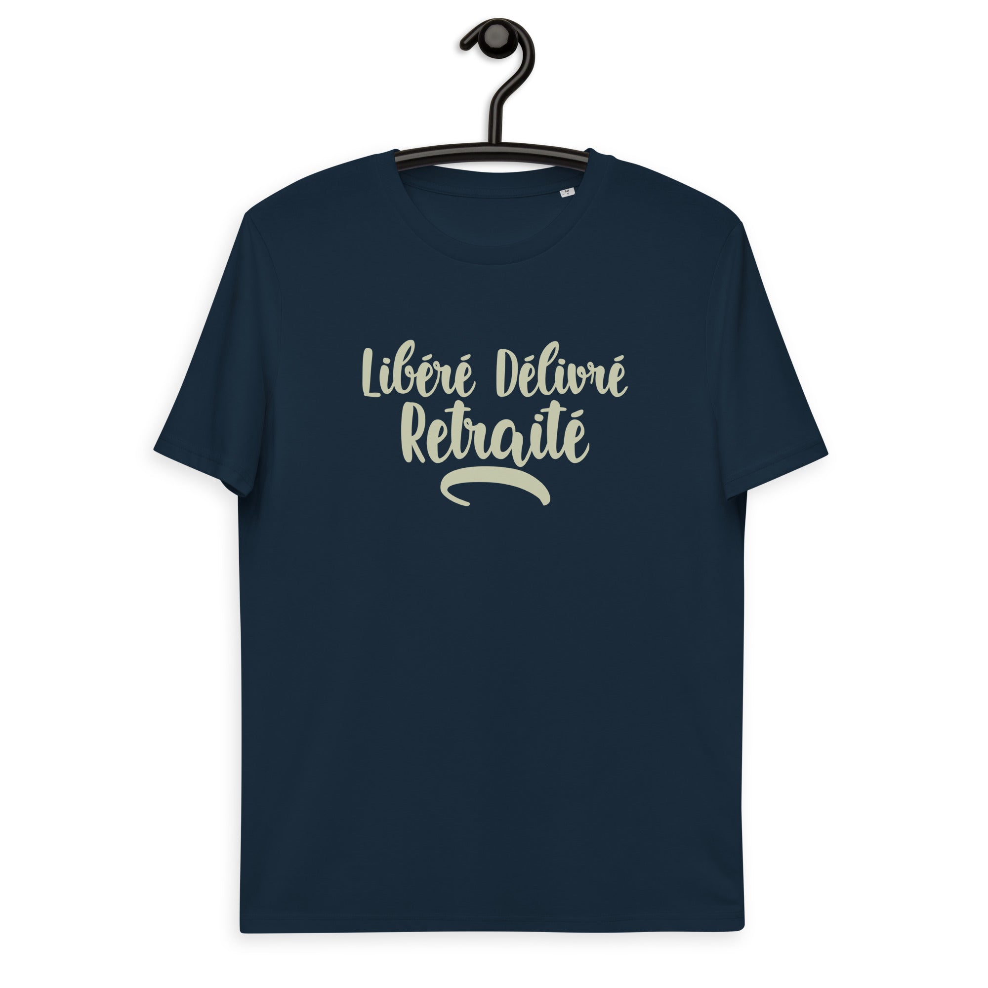 Libéré délivré retraité - T-shirt unisexe en coton biologique