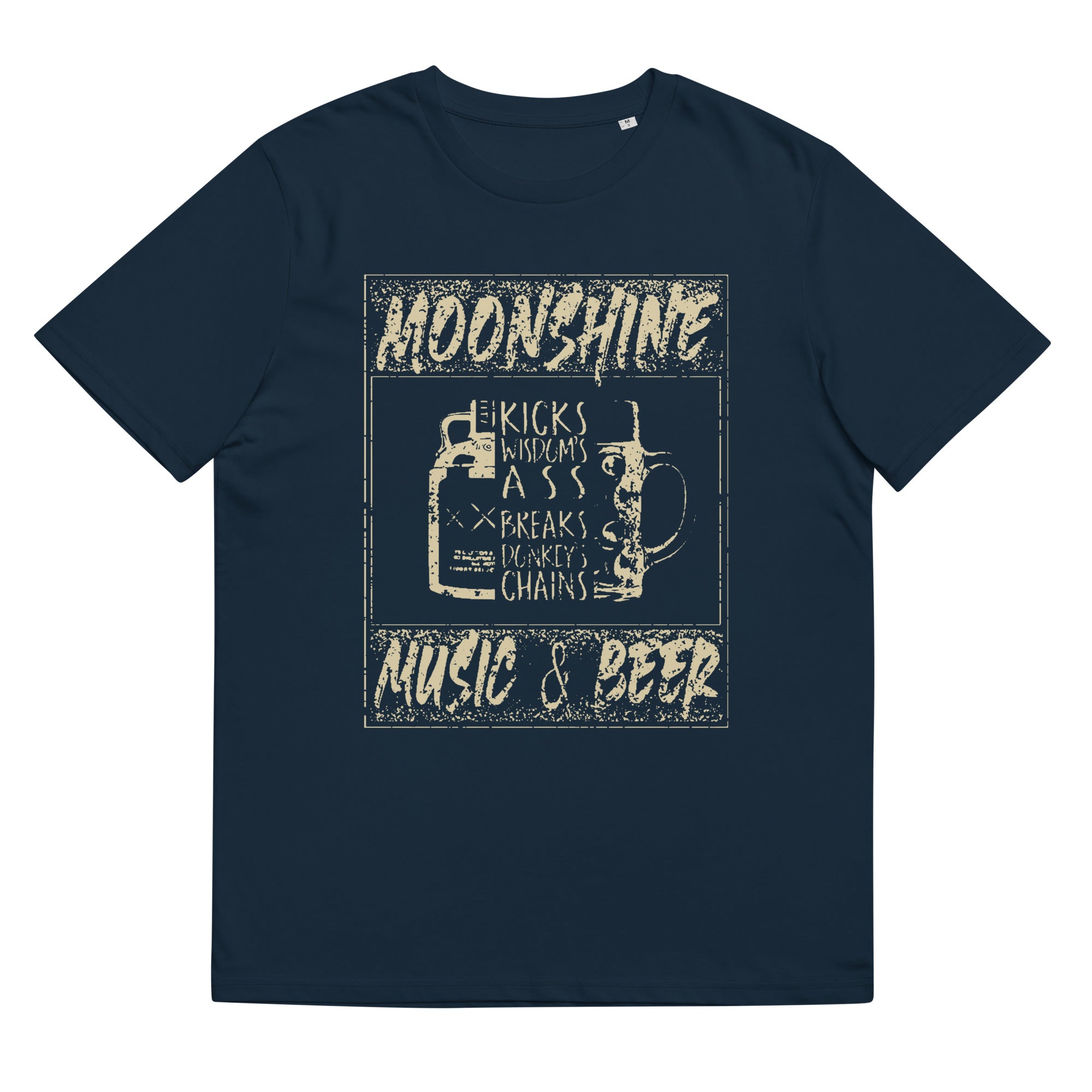 Luke L Duke - Moonshine - T-shirt unisexe en coton biologique