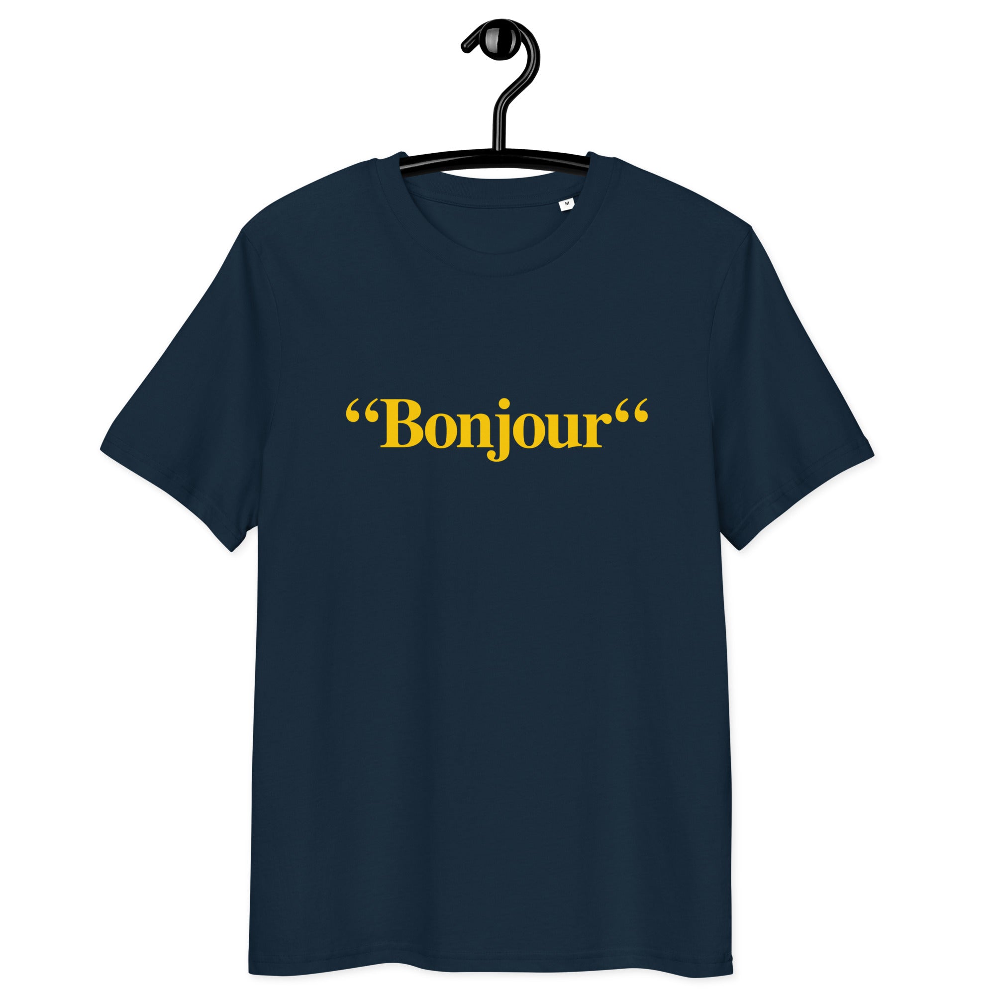 "Bonjour" - T-shirt unisexe en coton biologique