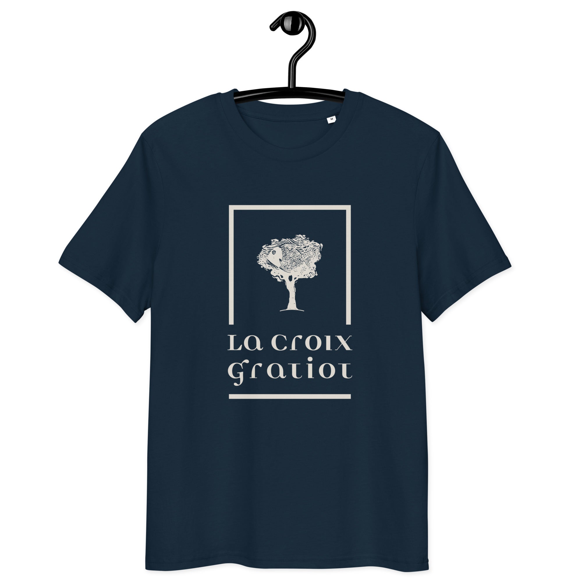 La Croix Gratiot - T-shirt unisexe en coton biologique - Imp. Coeur uniquement