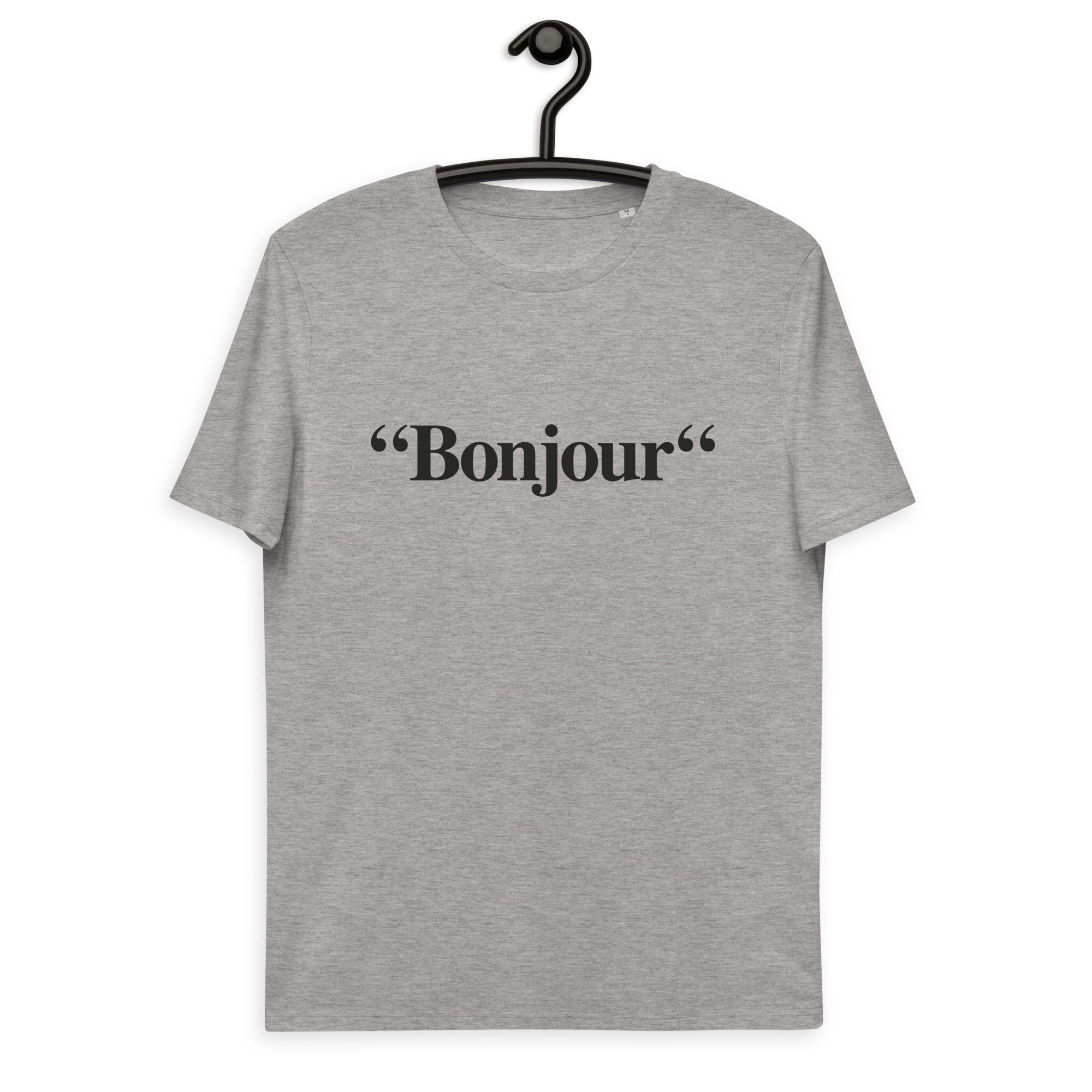 "Bonjour" - T-shirt unisexe en coton biologique