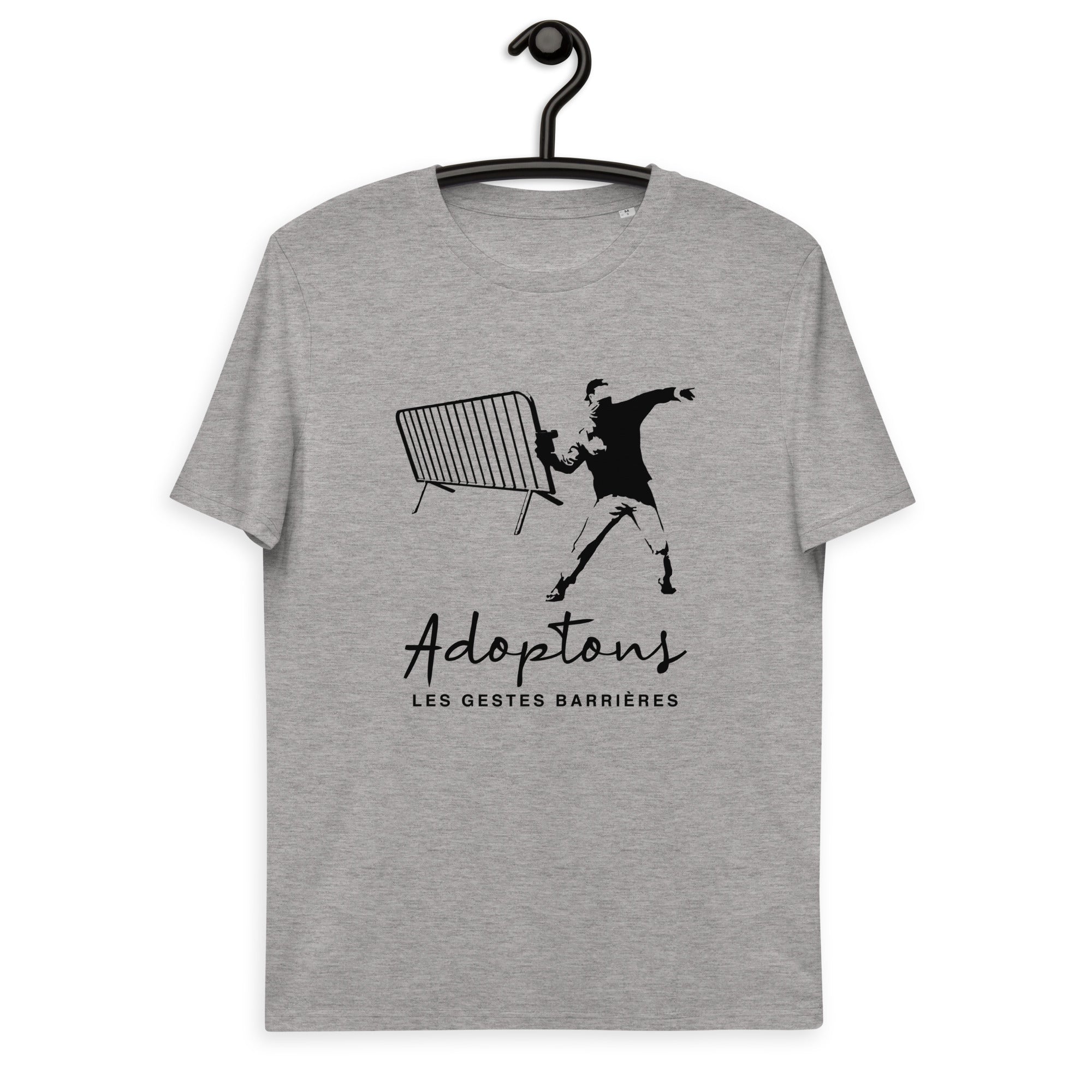 Les gestes barrières - T-shirt unisexe en coton biologique