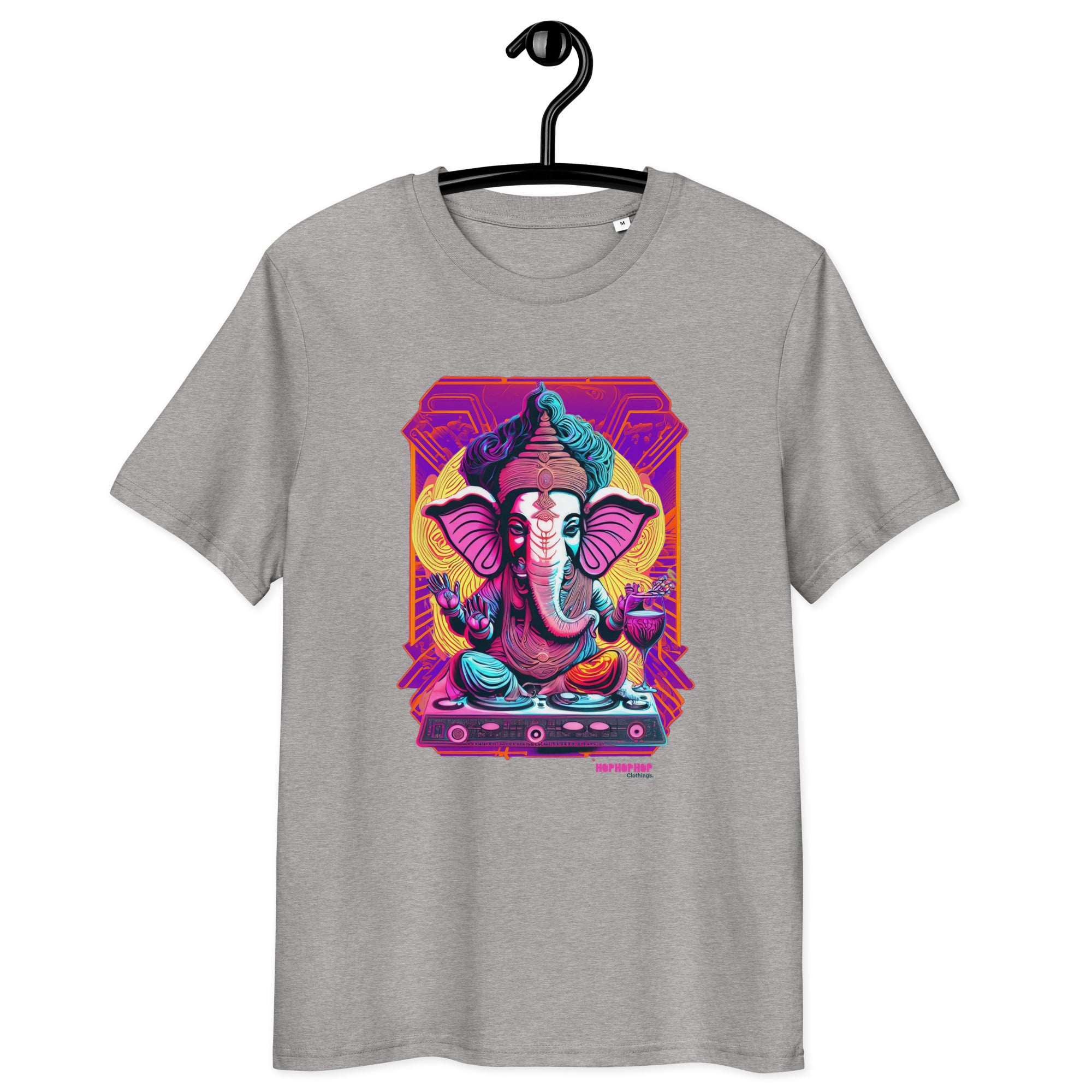 Hop Hop Hop - DVS - Ganesh Goa Vinas - T-shirt unisexe en coton biologique