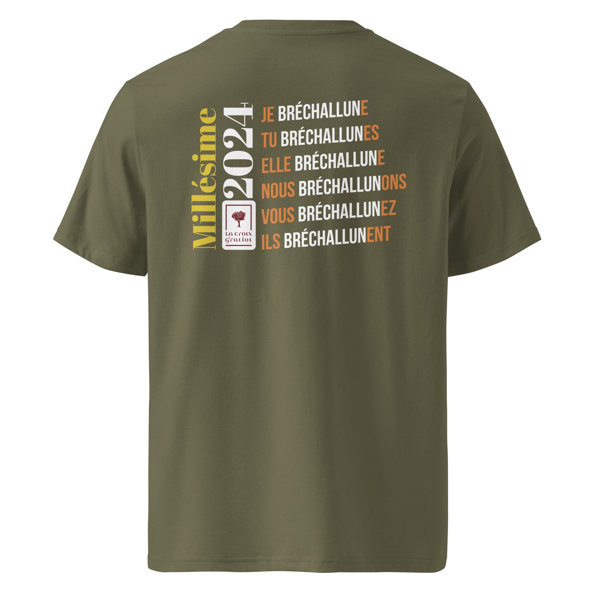 La Croix Gratiot - Millesime 2024 - T-shirt unisexe en coton biologique