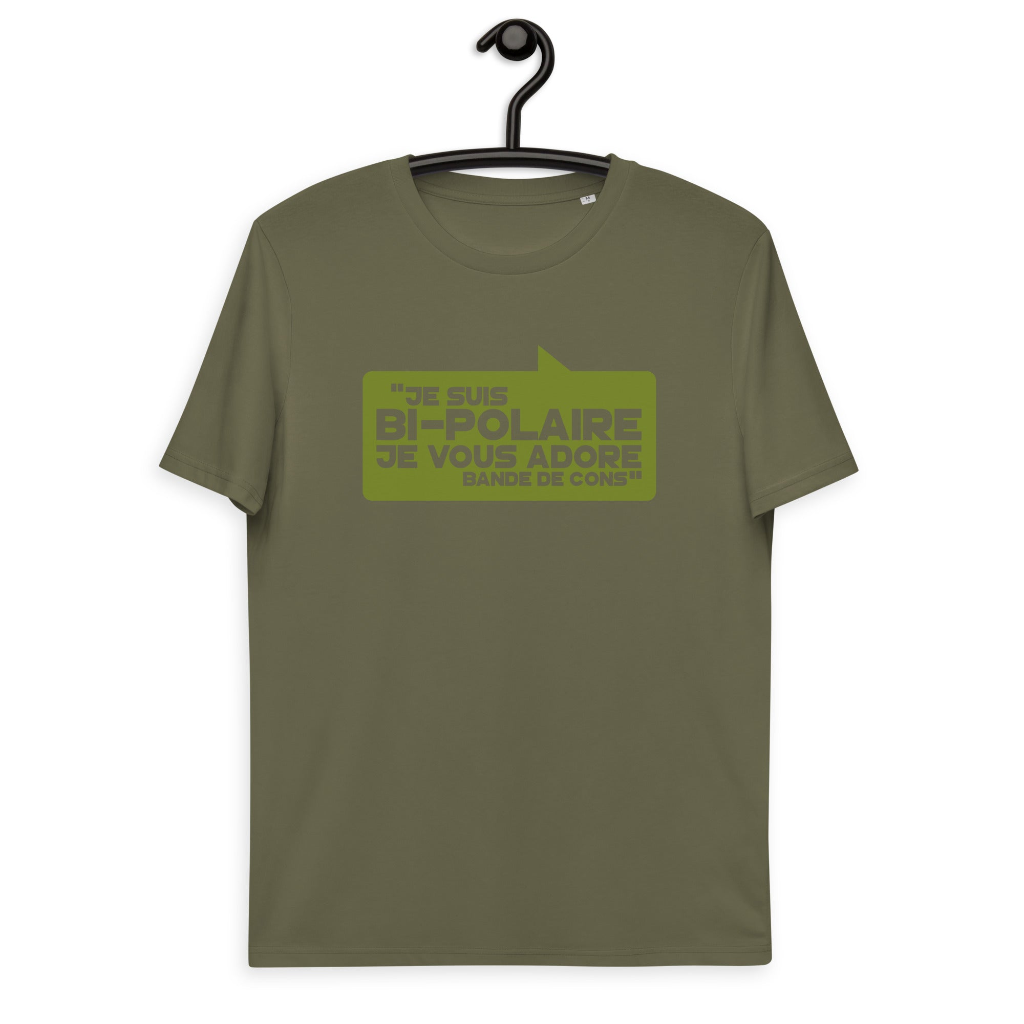 Je suis bipolaire - T-shirt unisexe en coton biologique