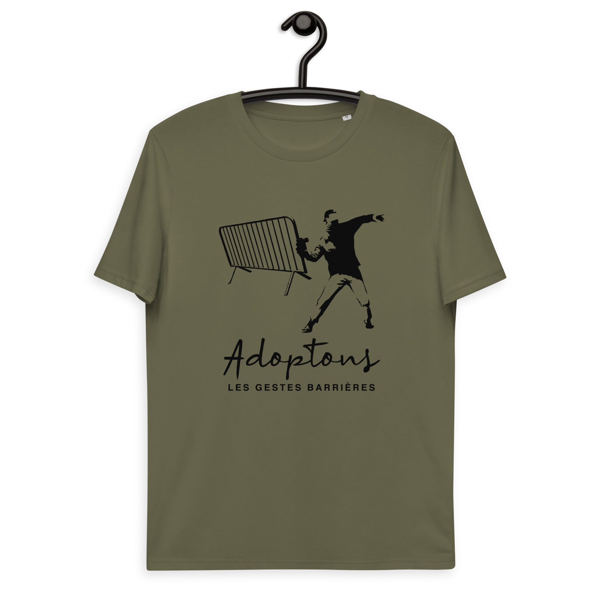 Les gestes barrières - T-shirt unisexe en coton biologique