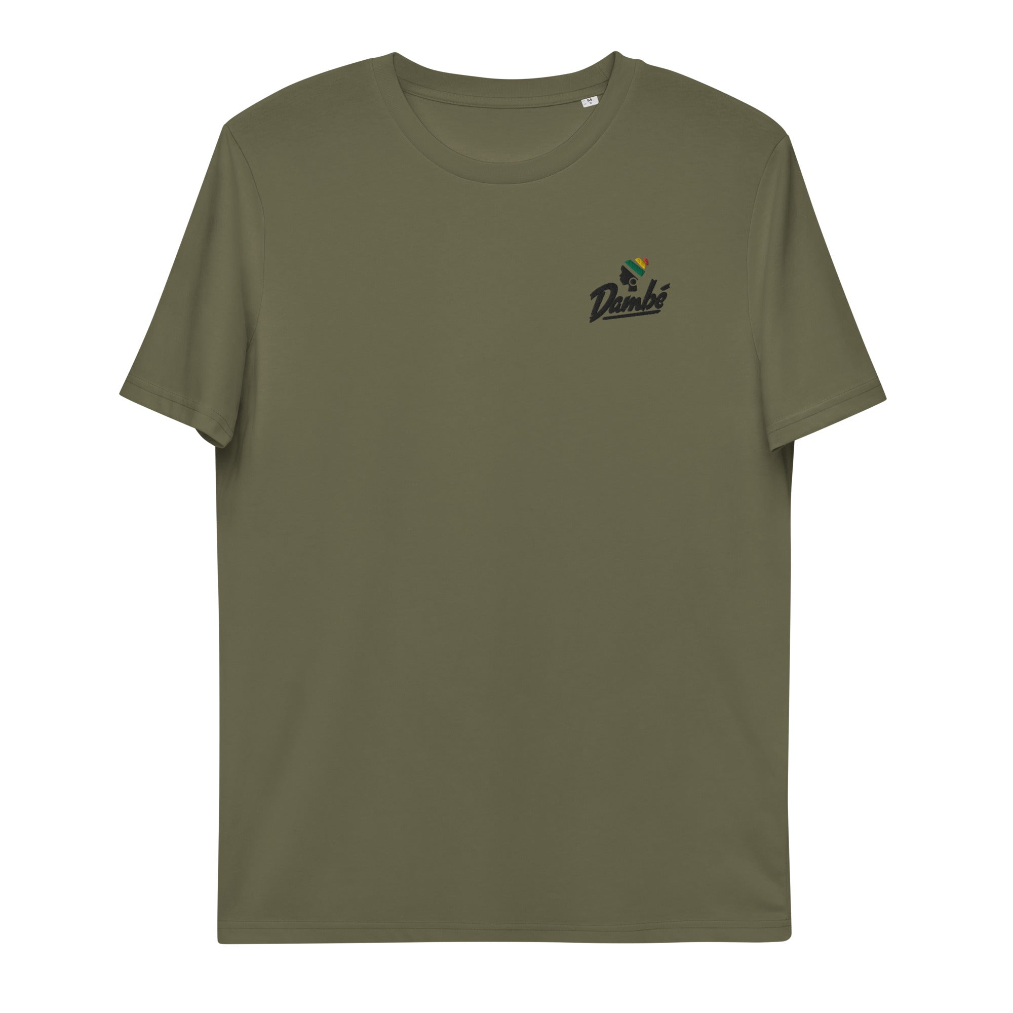 Dambé visage - T-shirt unisexe en coton biologique brodé