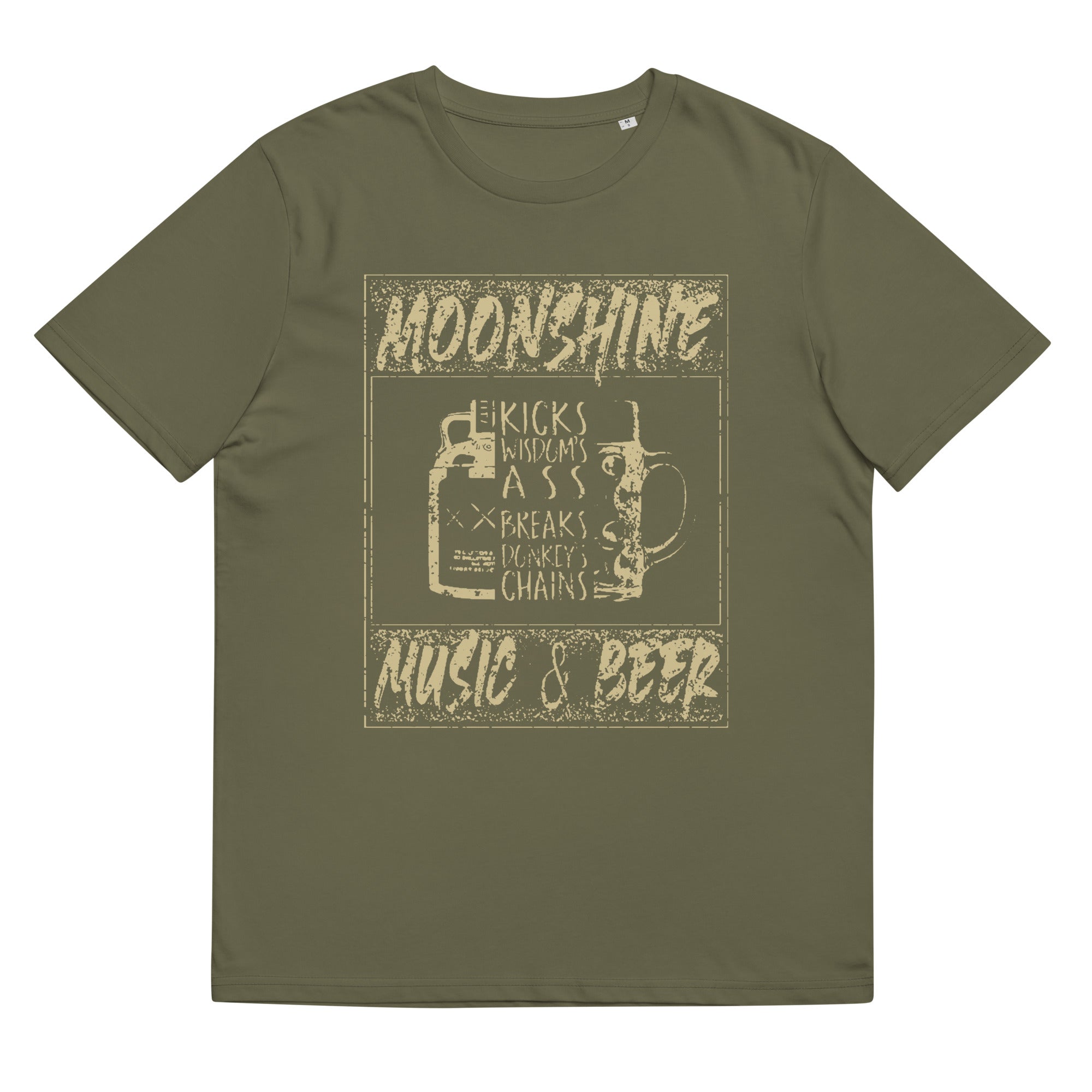 Luke L Duke - Moonshine - T-shirt unisexe en coton biologique