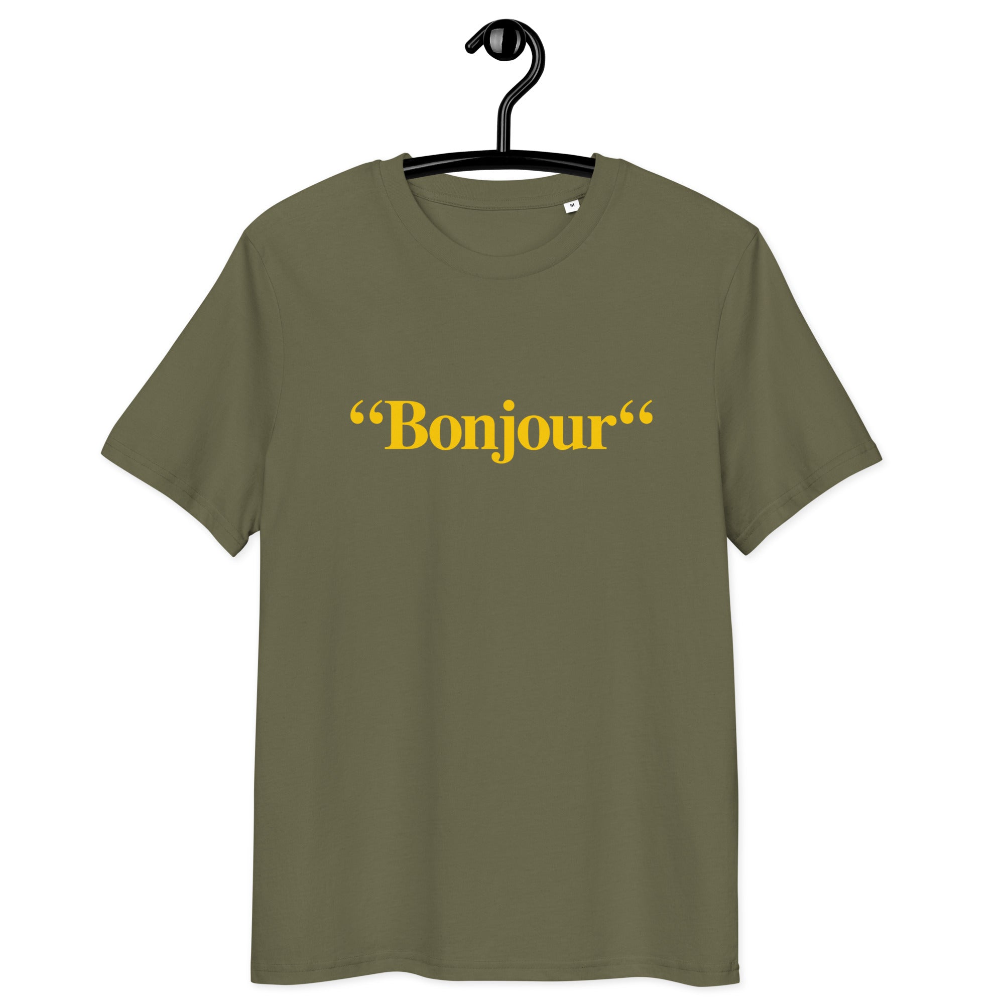 "Bonjour" - T-shirt unisexe en coton biologique