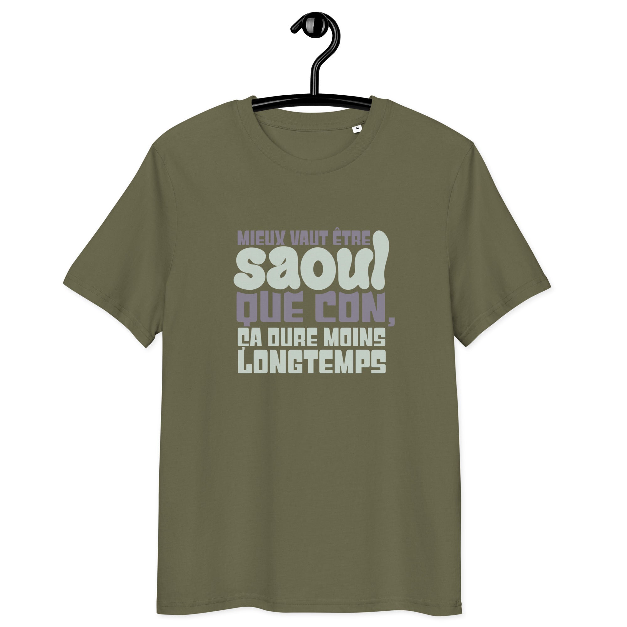 Mieux vaut être saoul - T-shirt unisexe en coton biologique