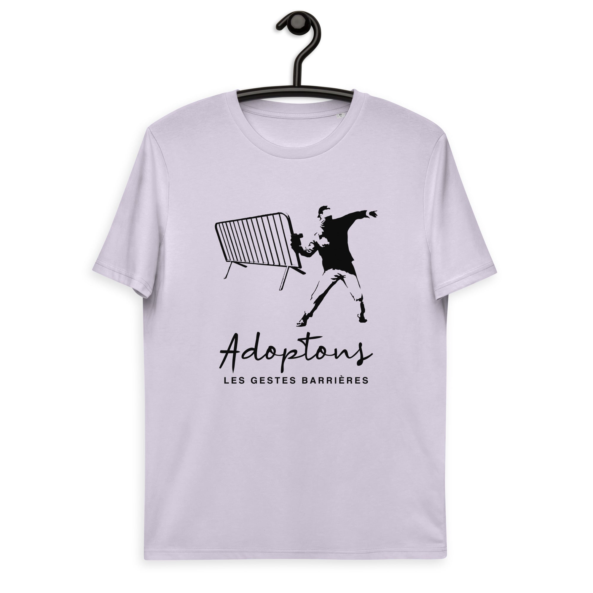 Les gestes barrières - T-shirt unisexe en coton biologique