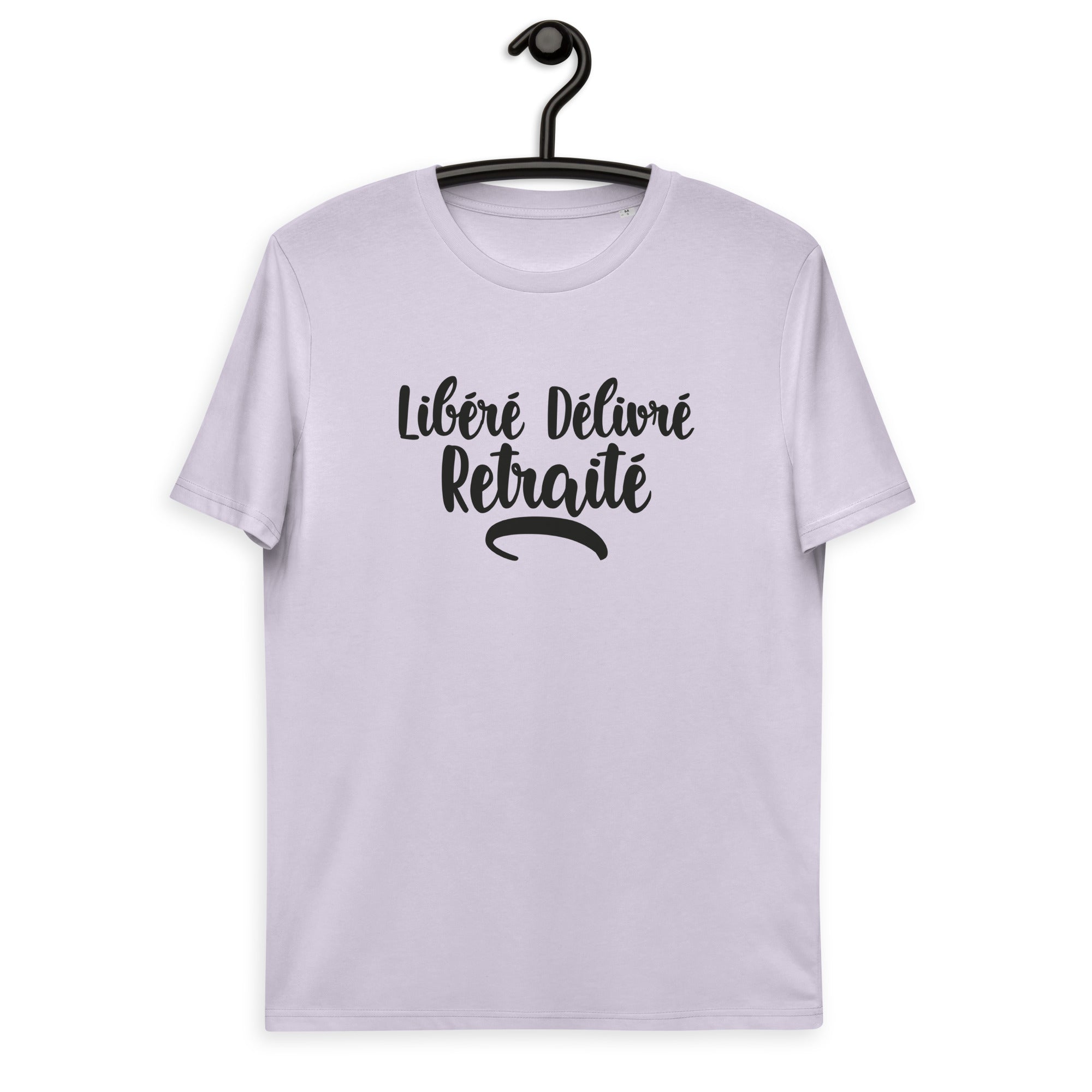 Libéré délivré retraité - T-shirt unisexe en coton biologique