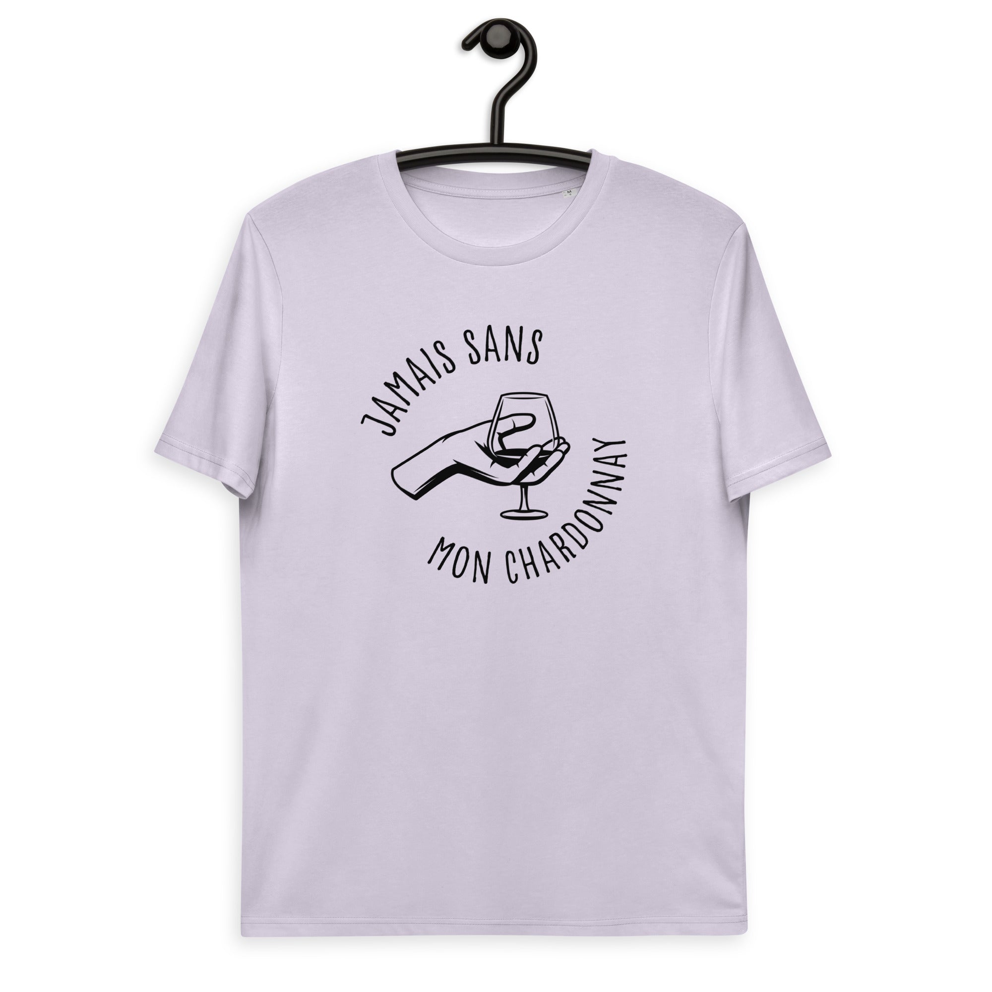 Jamais sans mon chardonnay - T-shirt unisexe en coton biologique