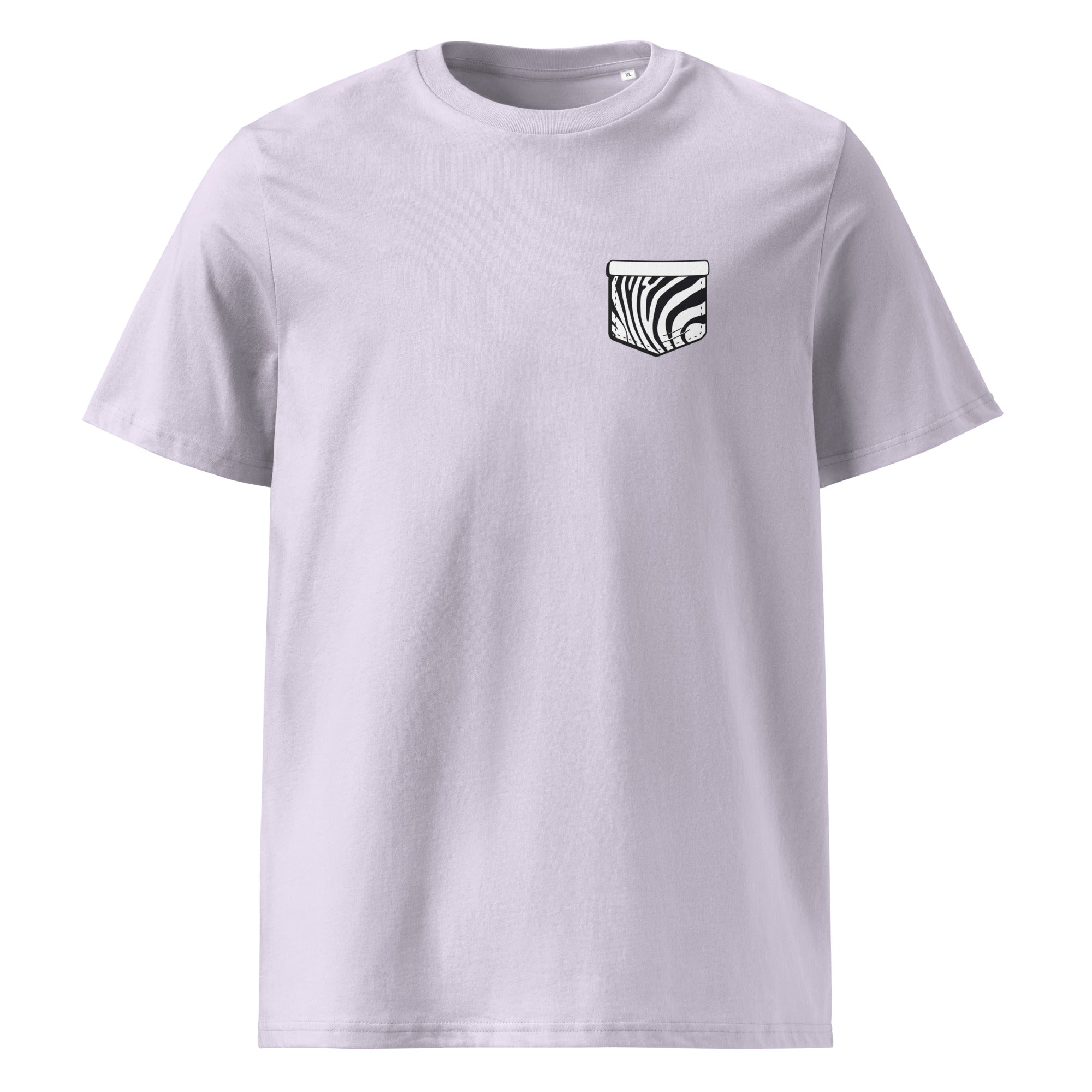 Zebre Pocket - T-shirt unisexe en coton biologique
