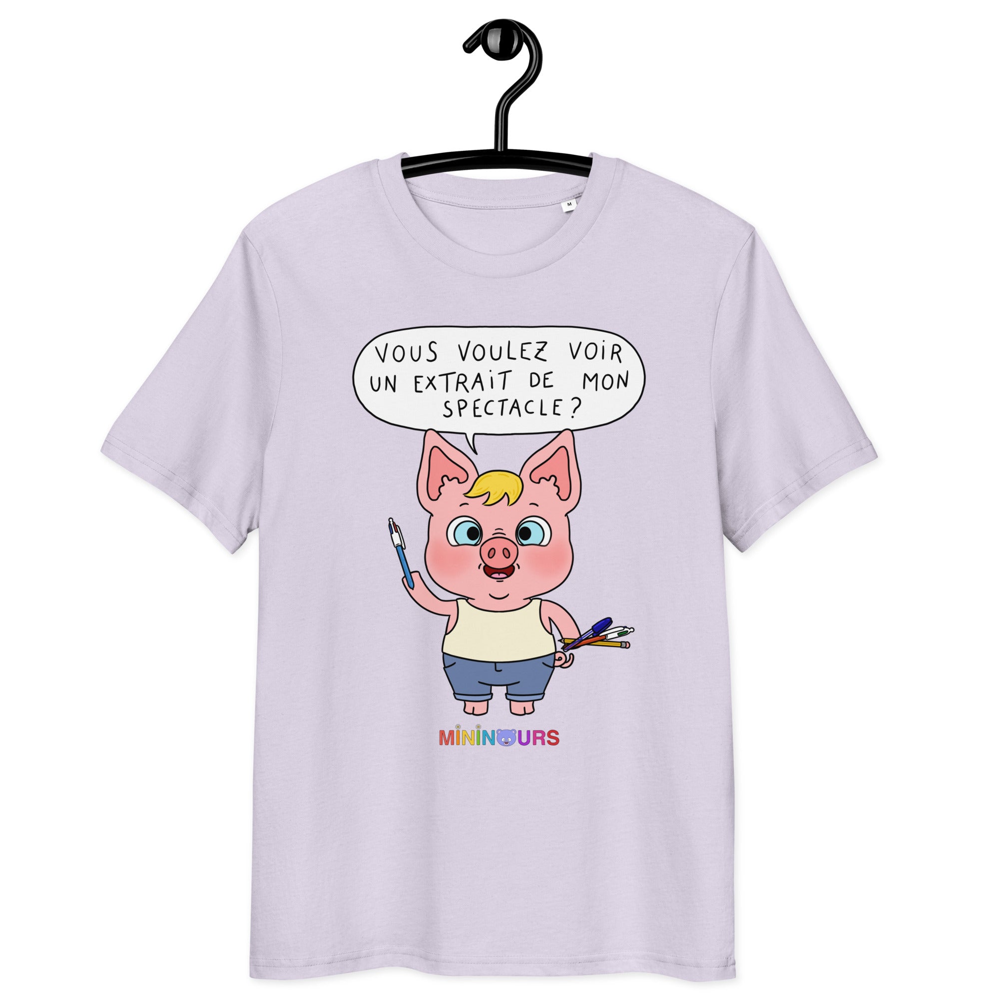 Cochonnet E3 - Mininours - T-shirt unisexe en coton biologique