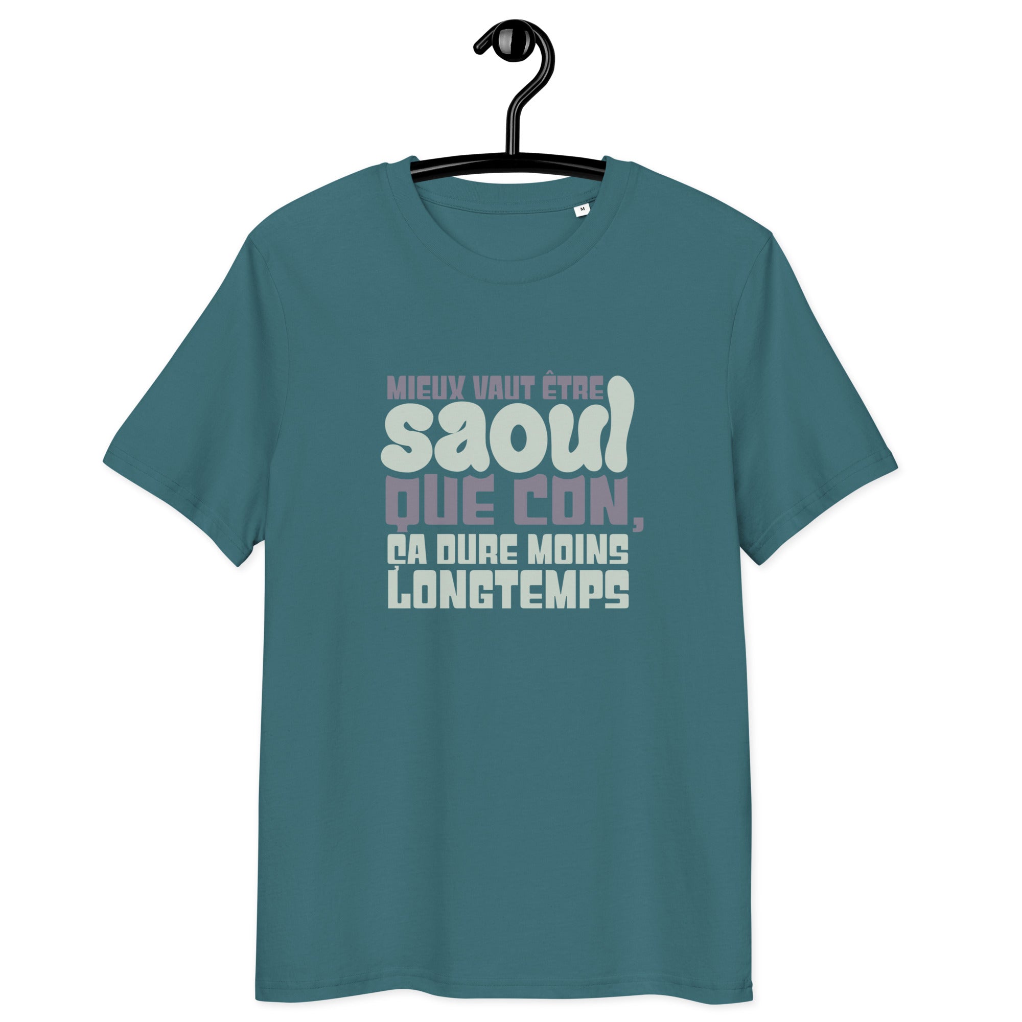 Mieux vaut être saoul - T-shirt unisexe en coton biologique