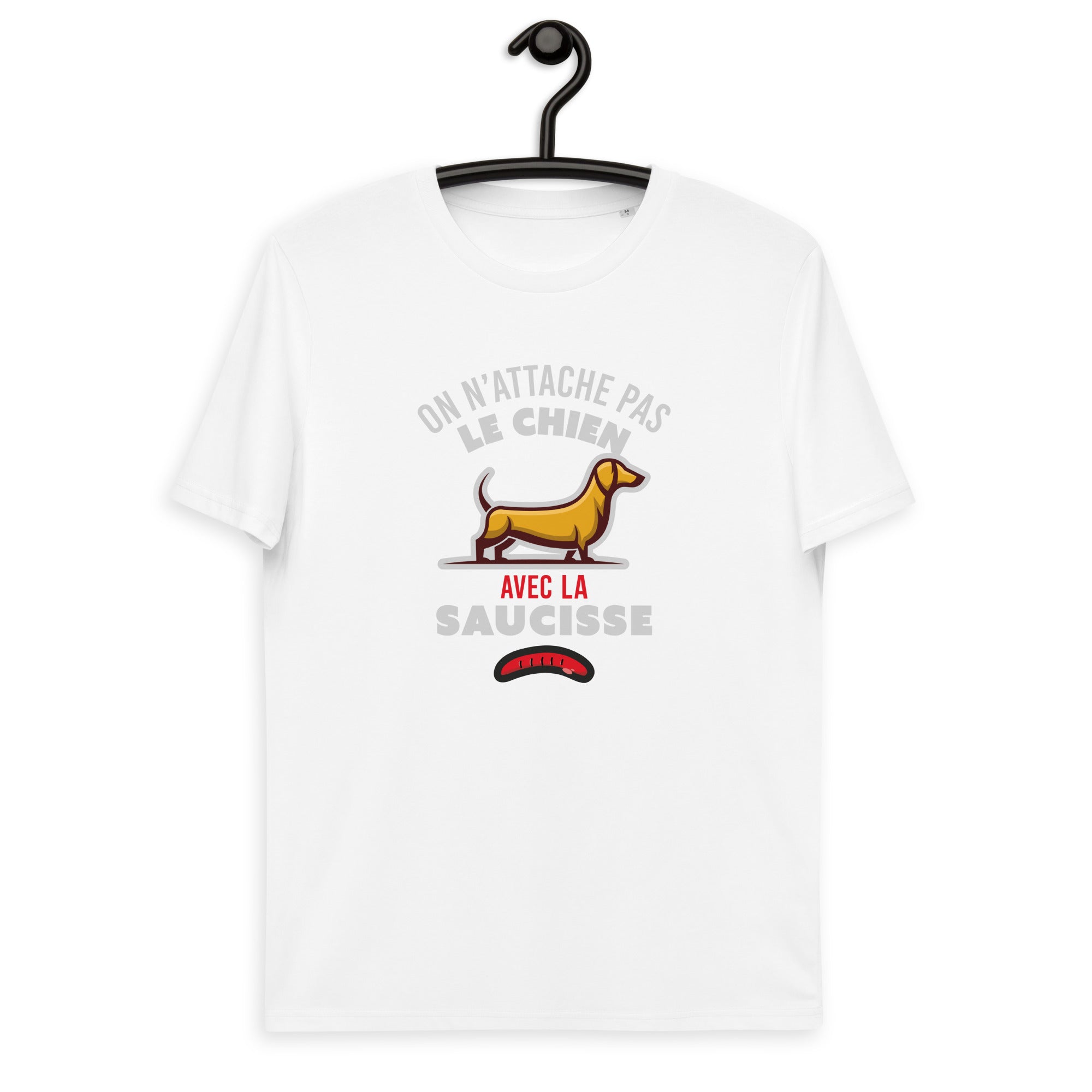 Chien Saucisse - T-shirt unisexe en coton biologique