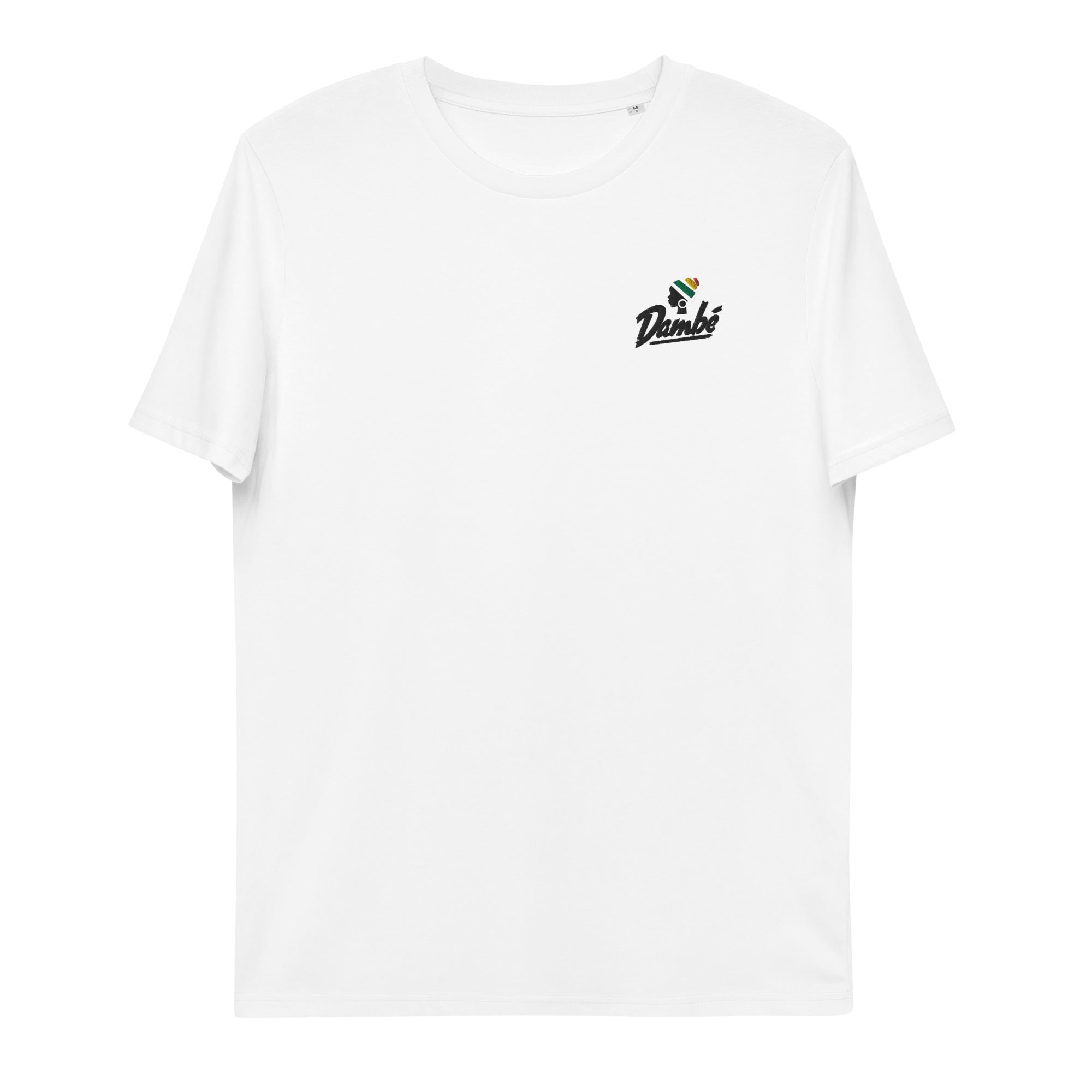 Dambé visage - T-shirt unisexe en coton biologique brodé