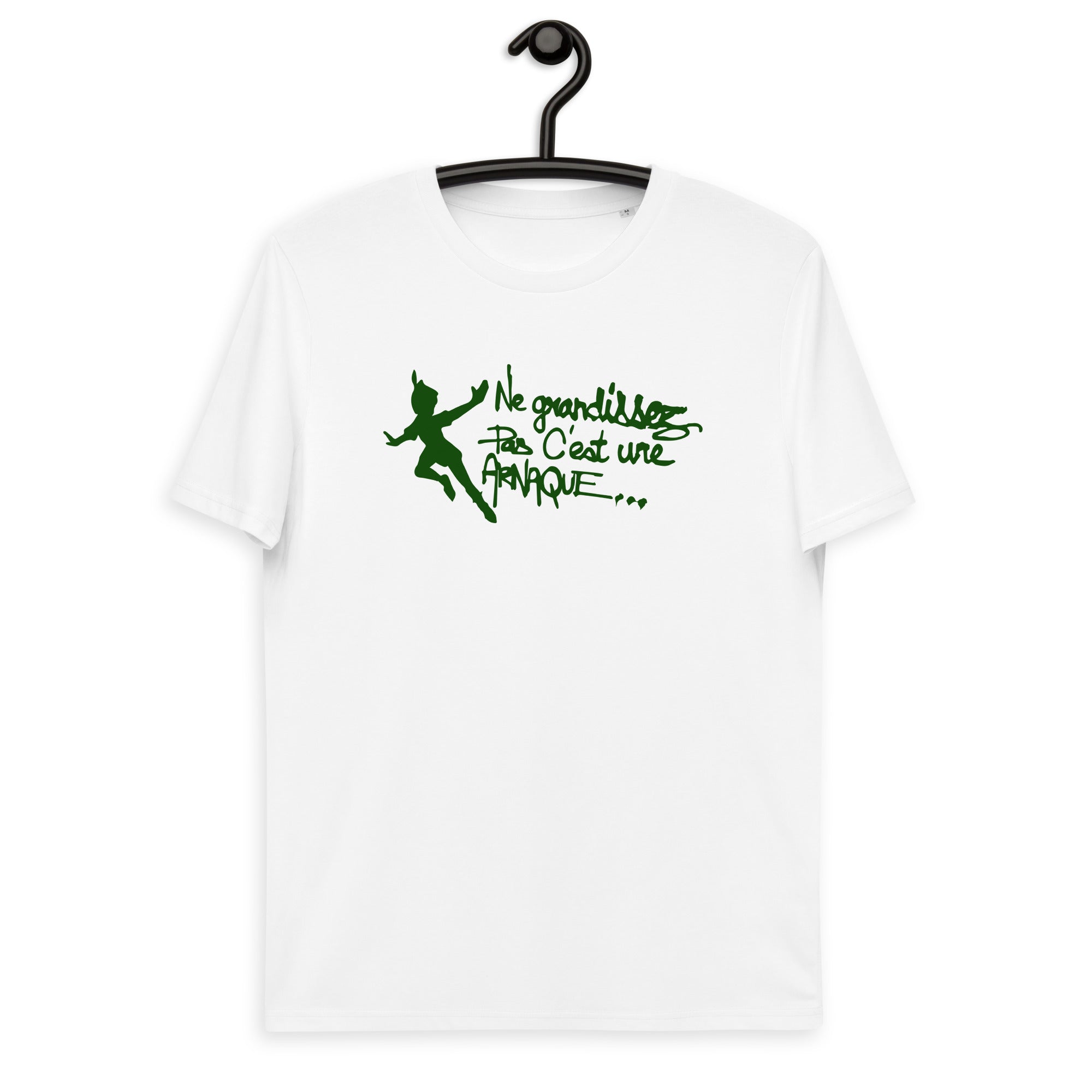 Ne grandissez pas - T-shirt unisexe en coton biologique