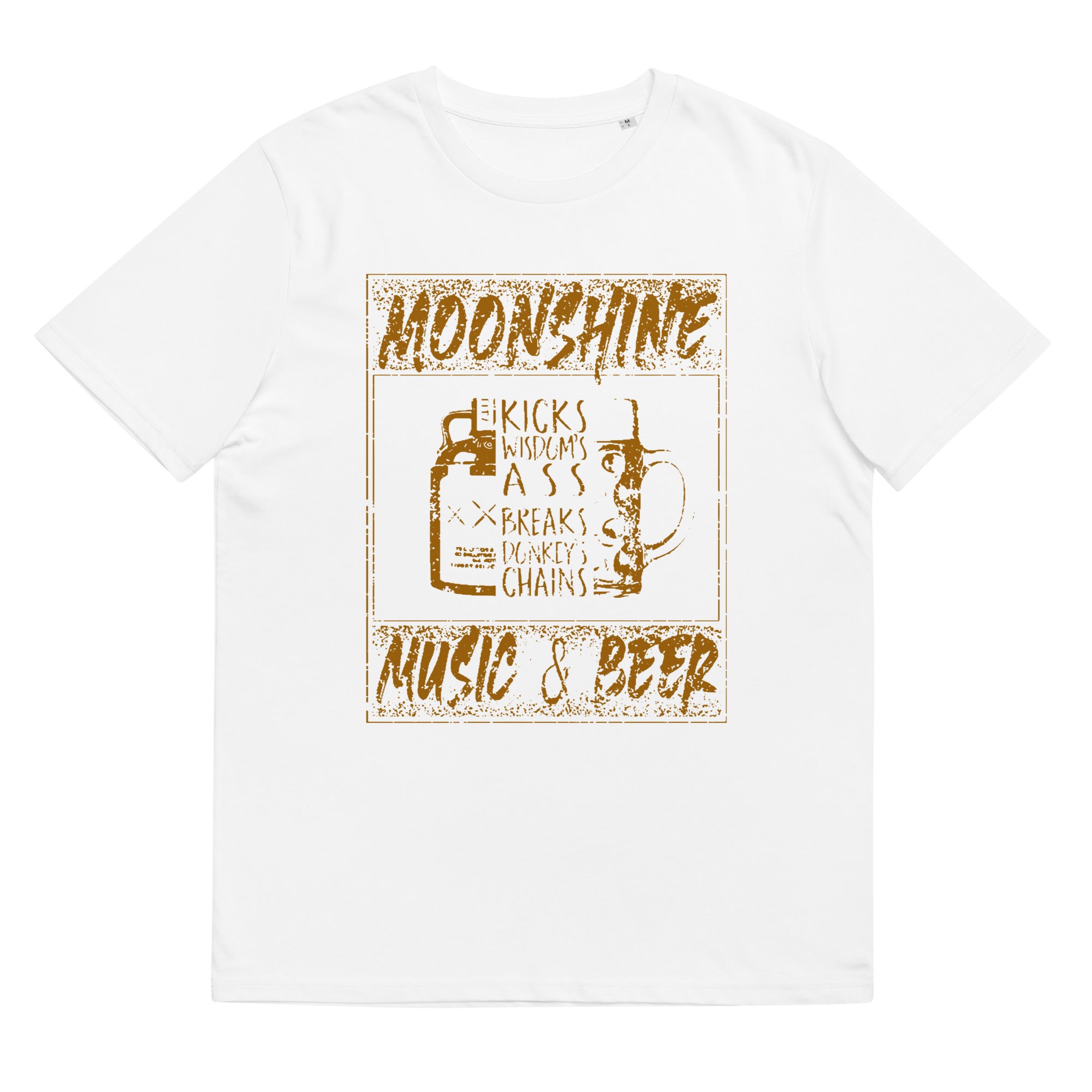 Luke L Duke - Moonshine - T-shirt unisexe en coton biologique