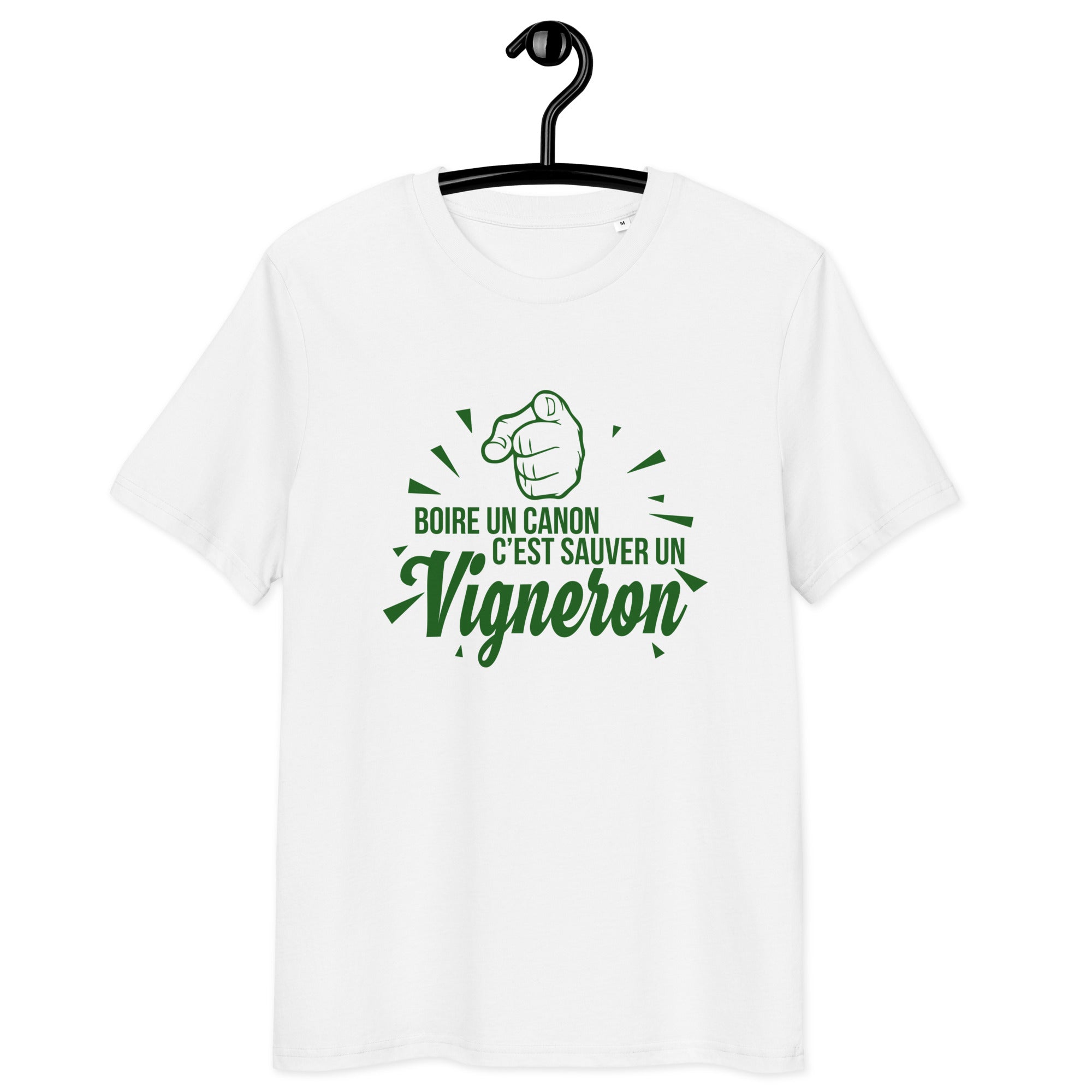 Boire un canon - T-shirt unisexe en coton biologique