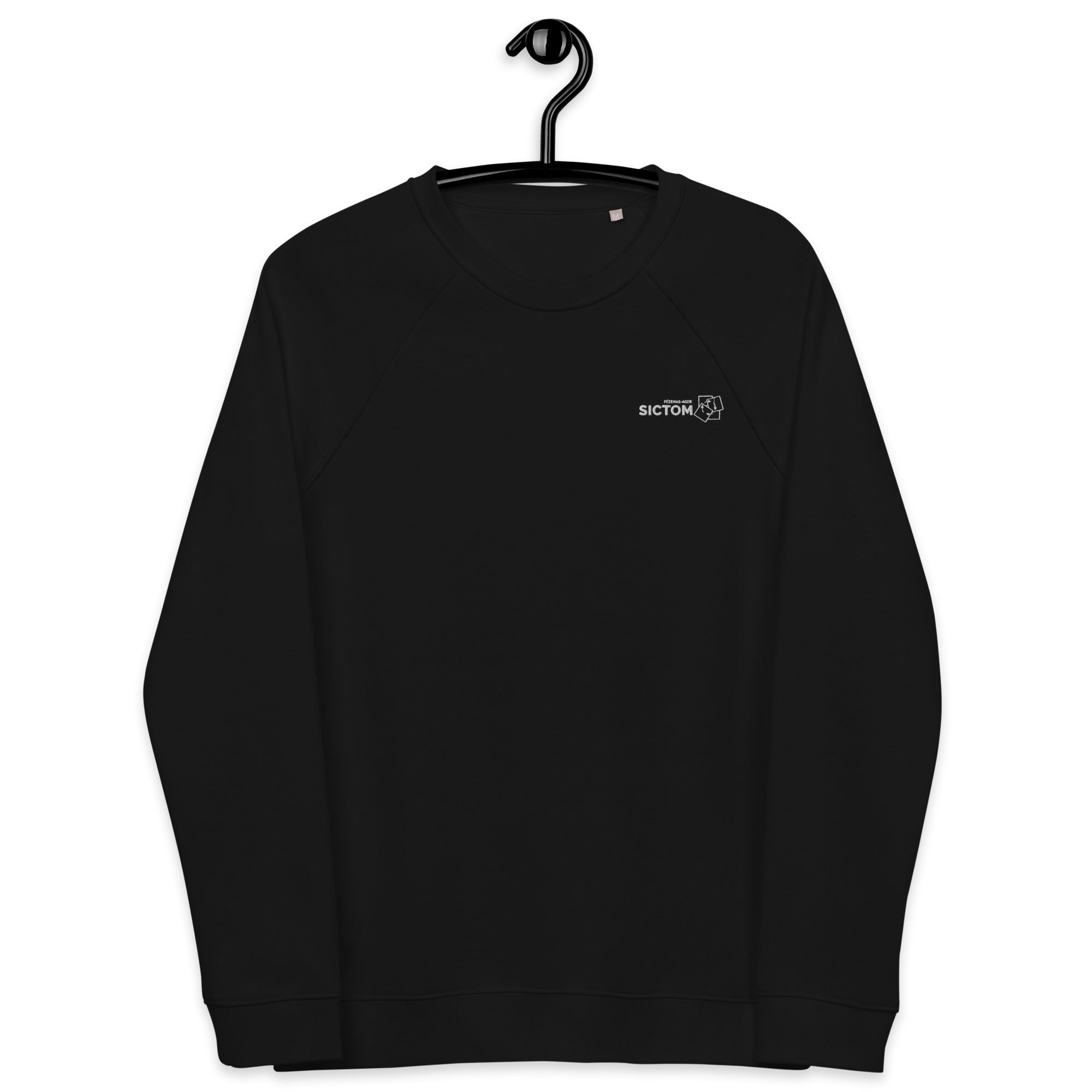 Sictom - Sweatshirt écologique raglan unisexe - Brodé