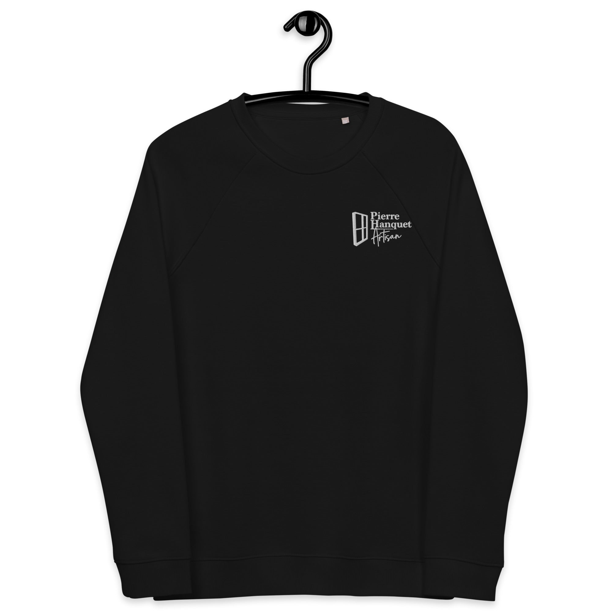 Pierre Hanquet - Sweat col rond écologique raglan unisexe - Brodé
