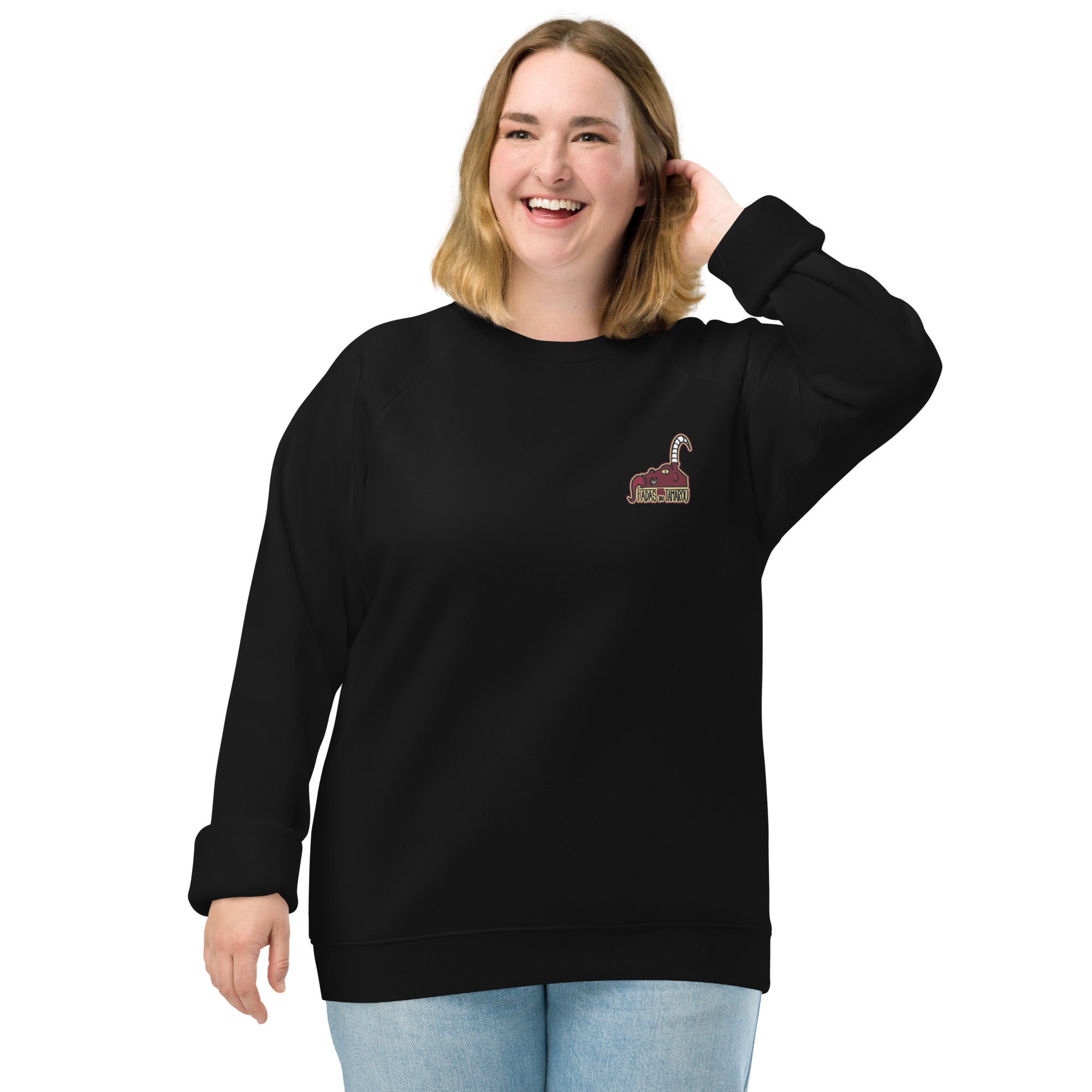 Fadas du Tamarou - Sweatshirt écologique raglan unisexe