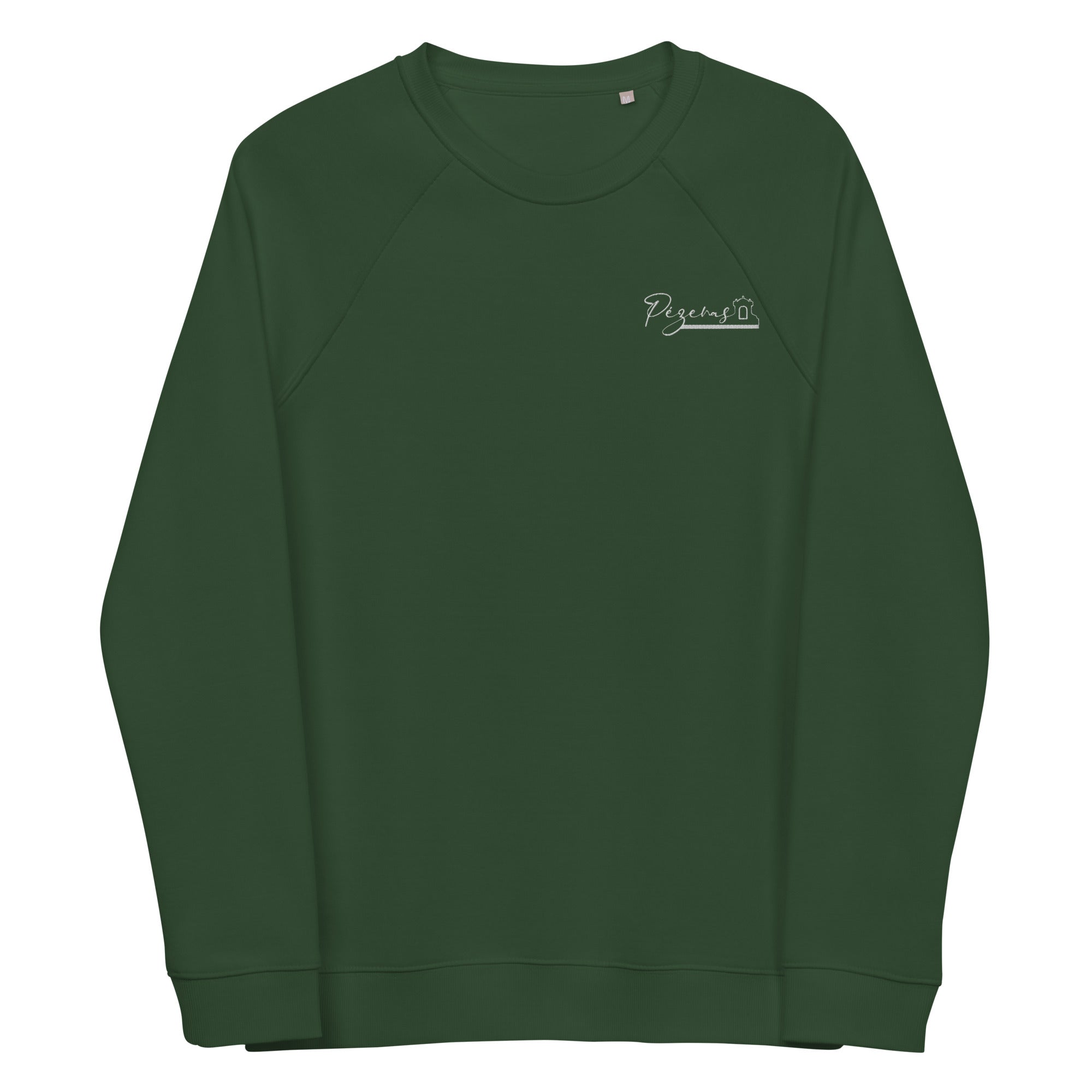 Mairie de Pézenas - Sweatshirt écologique raglan unisexe - Brodé