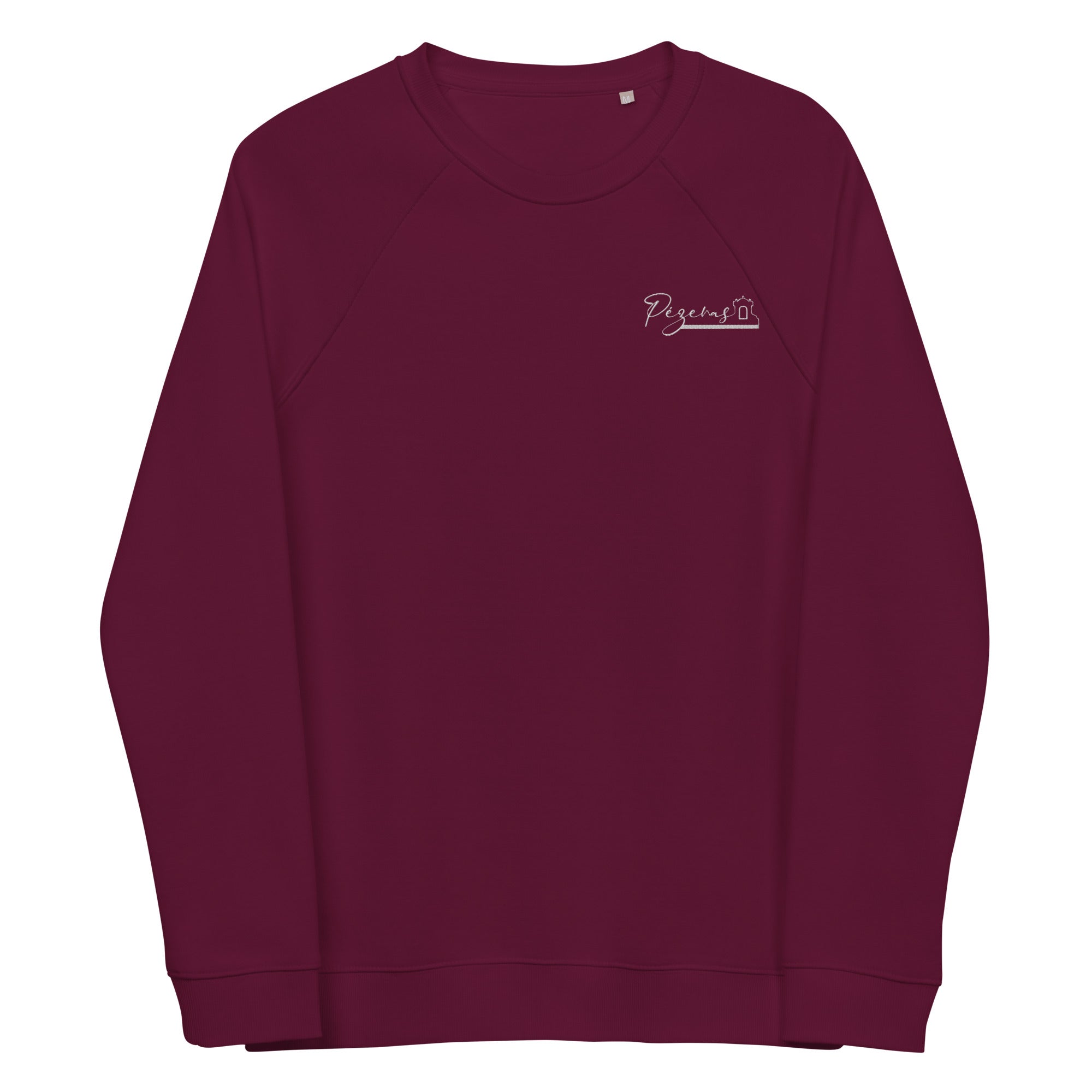 Mairie de Pézenas - Sweatshirt écologique raglan unisexe - Brodé