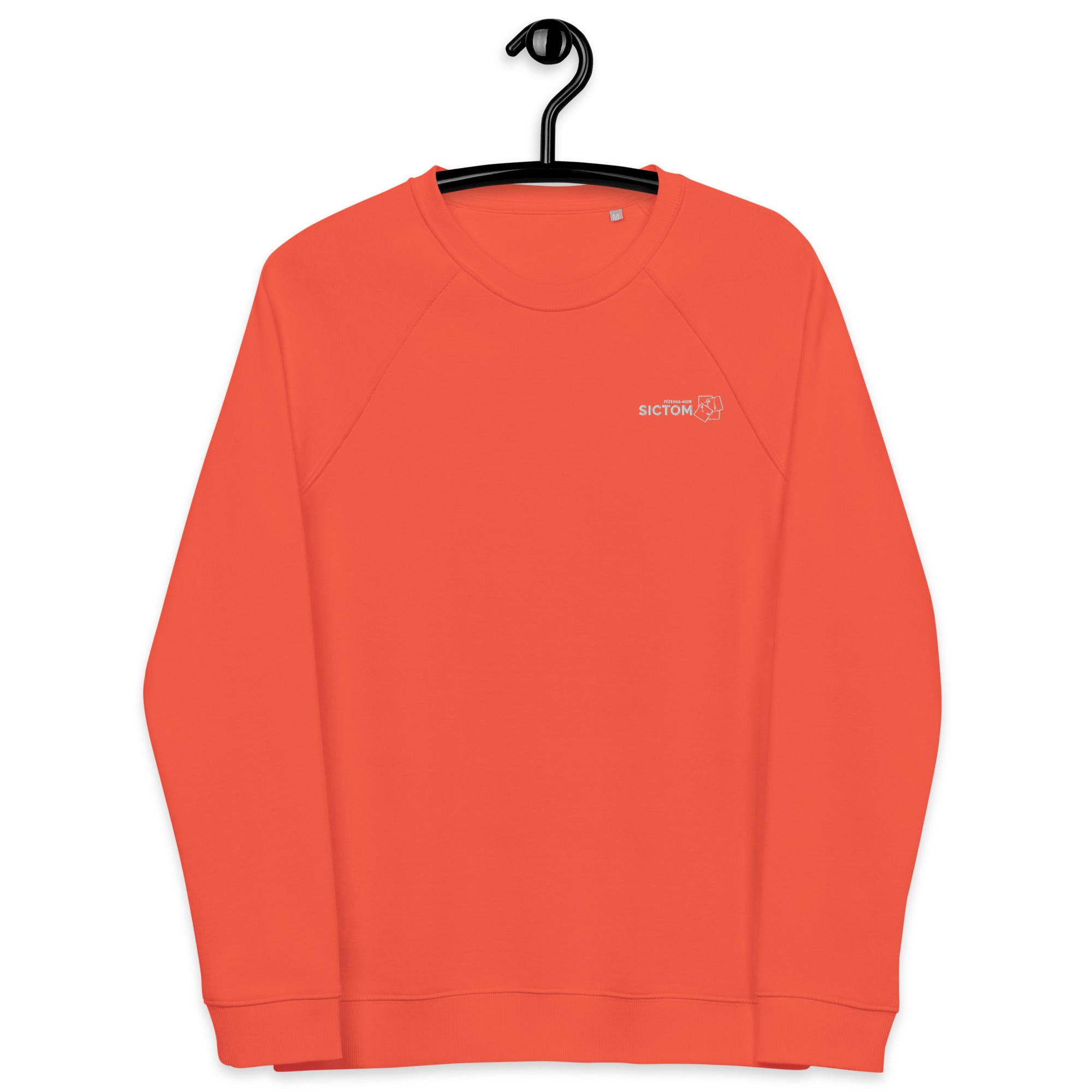 Sictom - Sweatshirt écologique raglan unisexe - Brodé