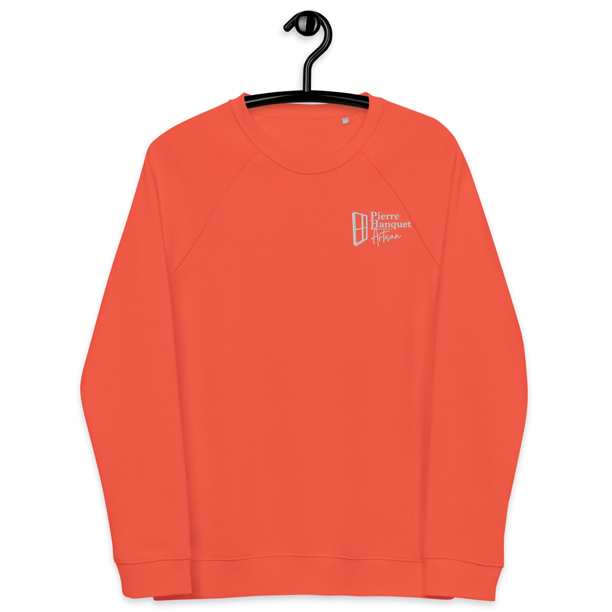 Pierre Hanquet - Sweat col rond écologique raglan unisexe - Brodé