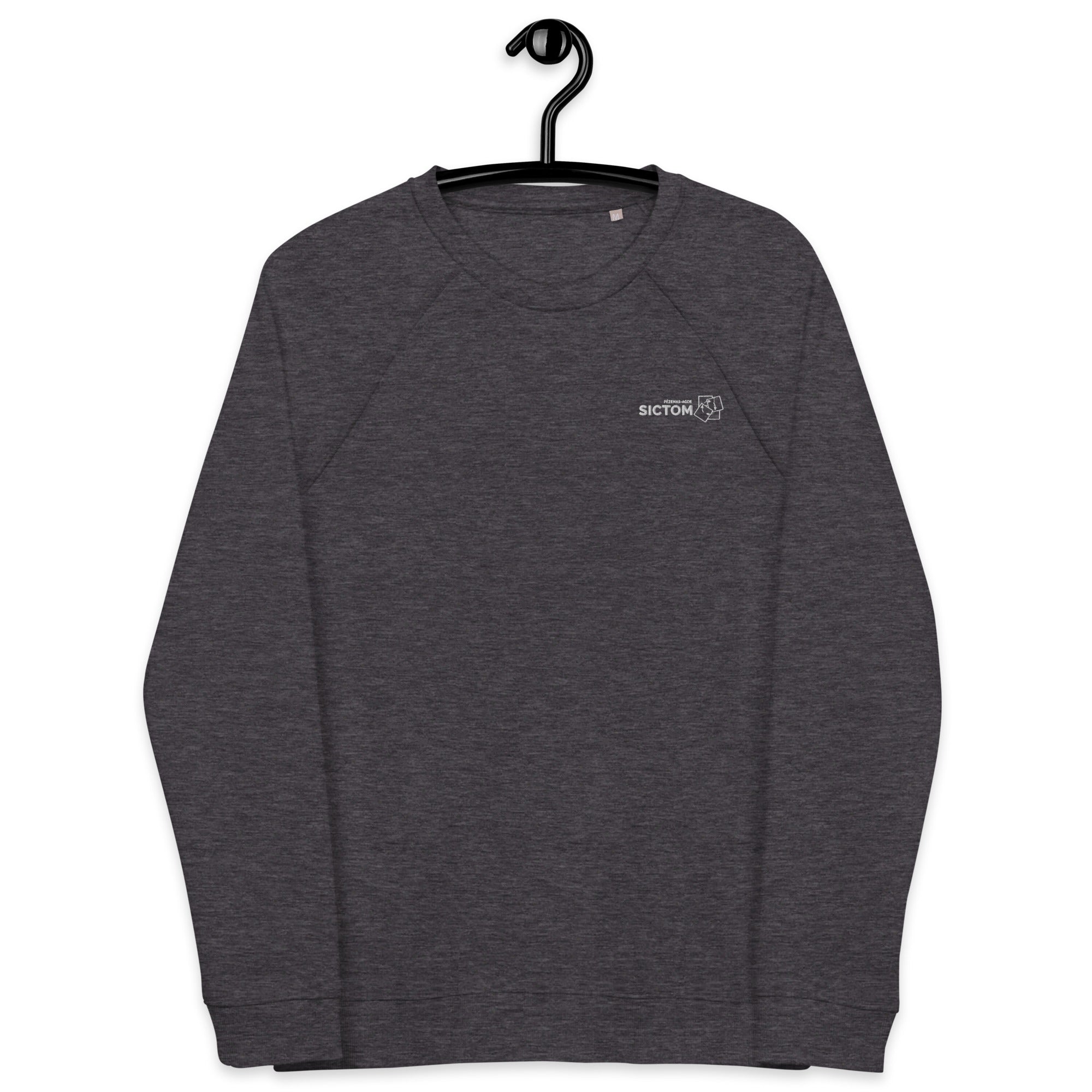 Sictom - Sweatshirt écologique raglan unisexe - Brodé