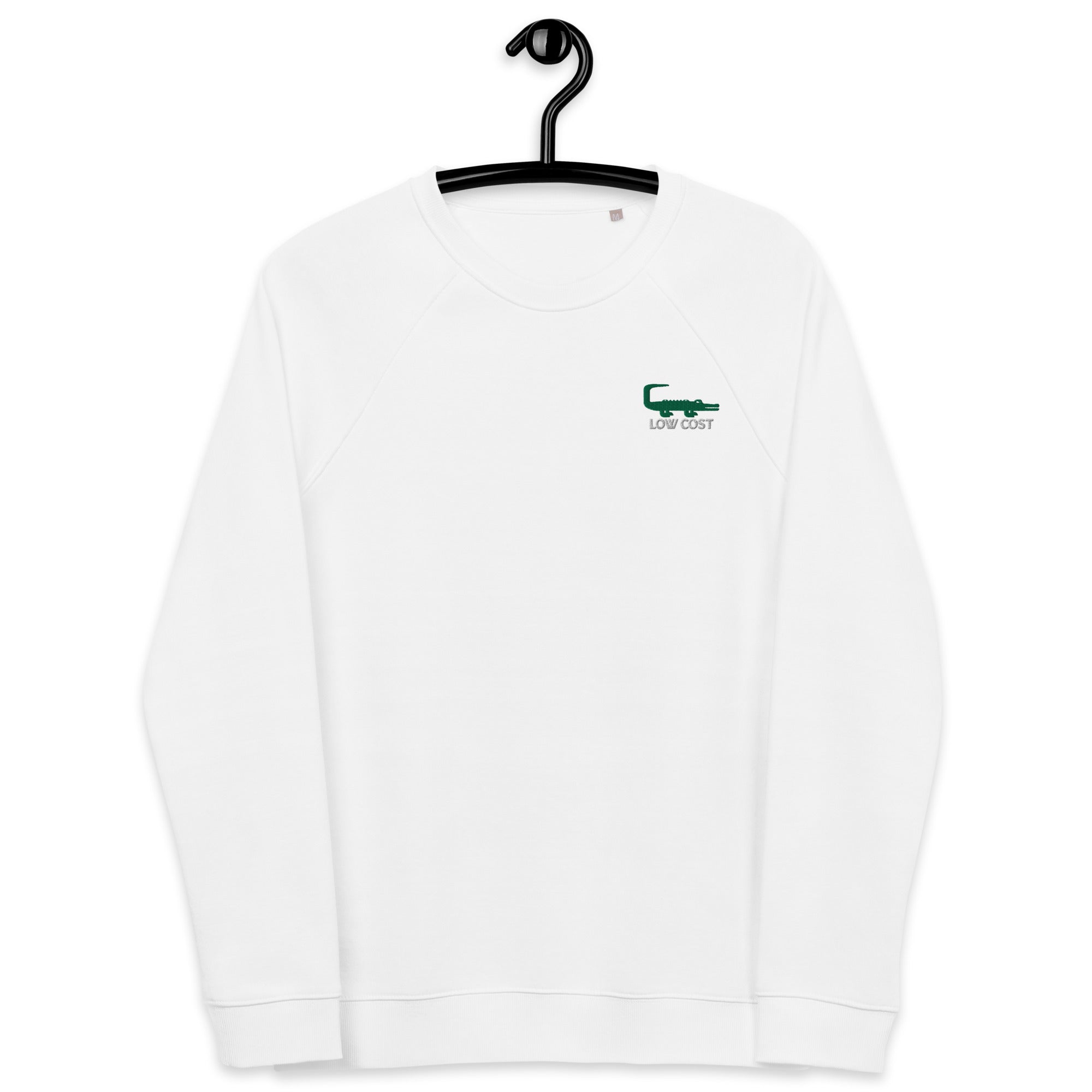 Low Cost - Sweat col rond écologique raglan unisexe - Brodé